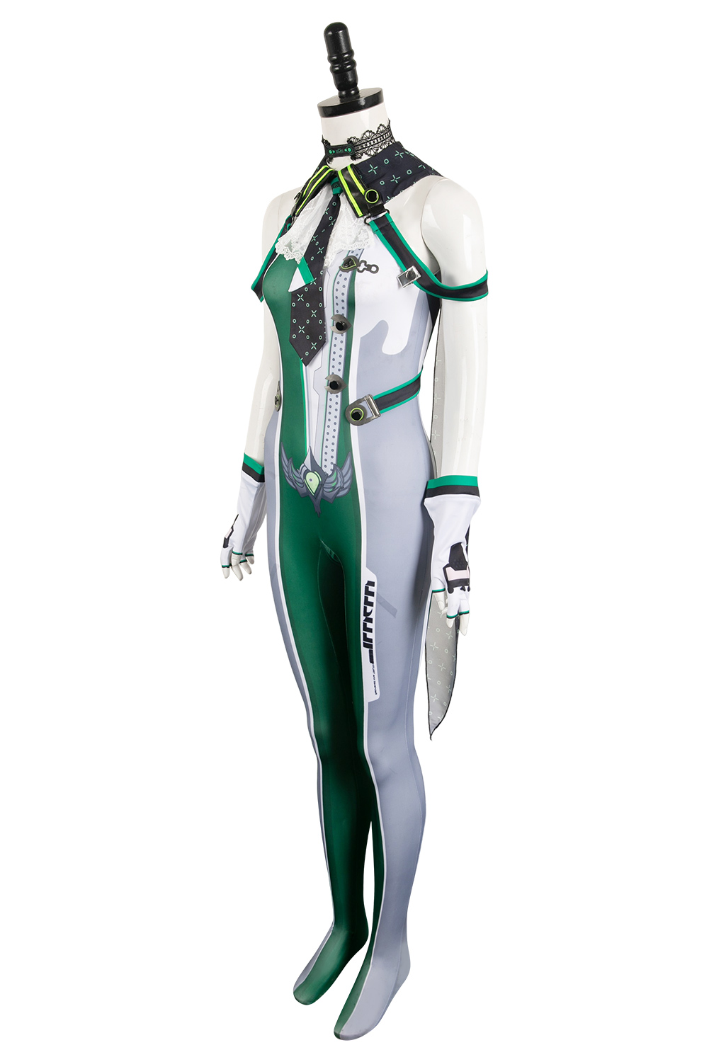 Game 2024 Stellar Blade Eve Green Printed Jumpsuit Outfits Halloween Carnival Suit Cosplay Costume