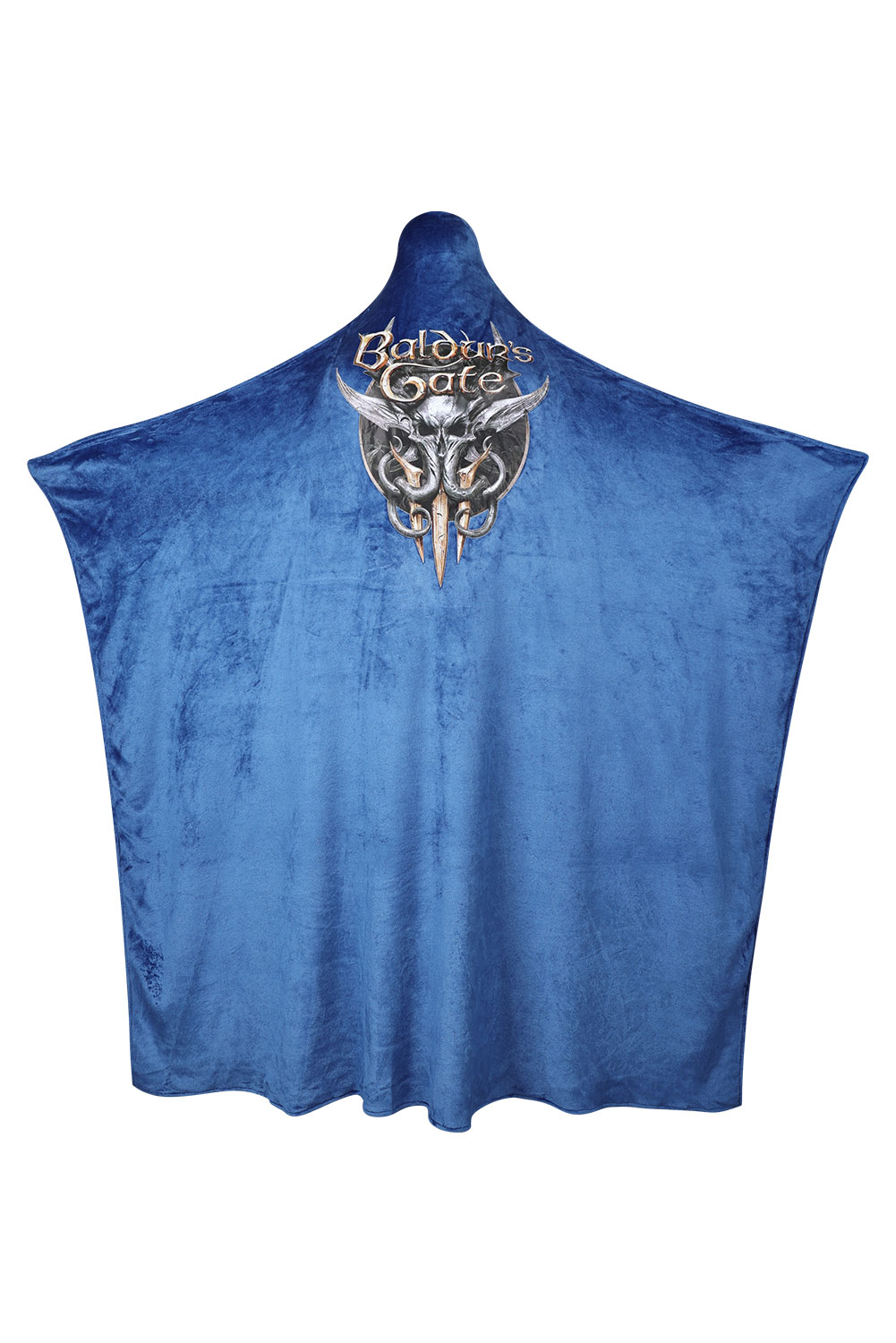 Game Baldur's Gate 3 Cosplay Blue Plush Blankets Halloween Costume Accessories