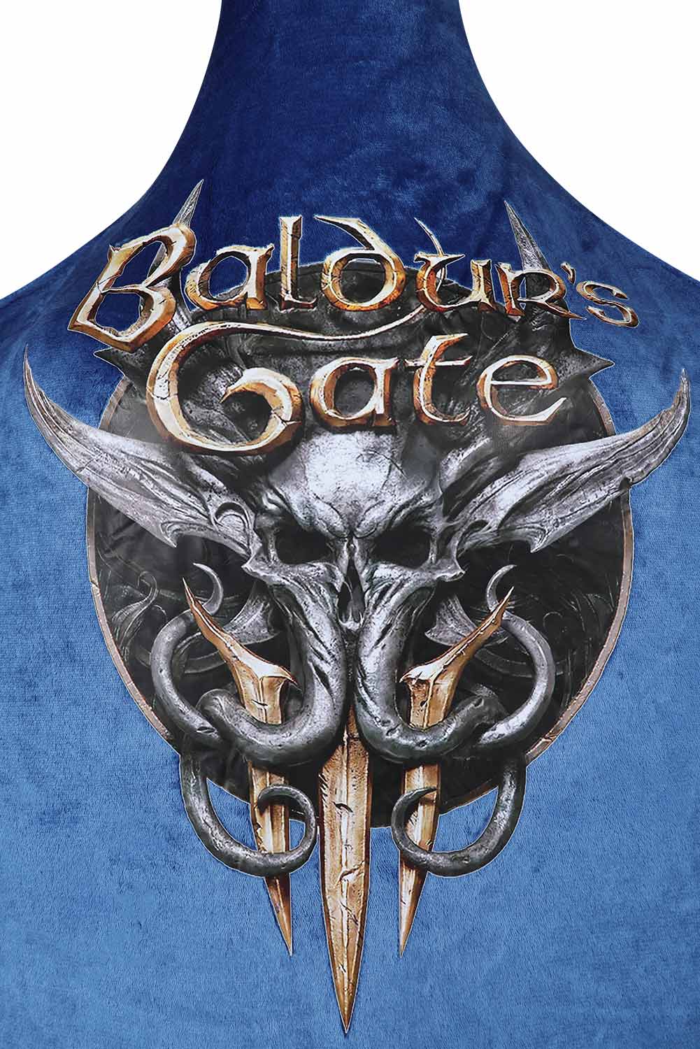 Game Baldur's Gate 3 Cosplay Blue Plush Blankets Halloween Costume Accessories