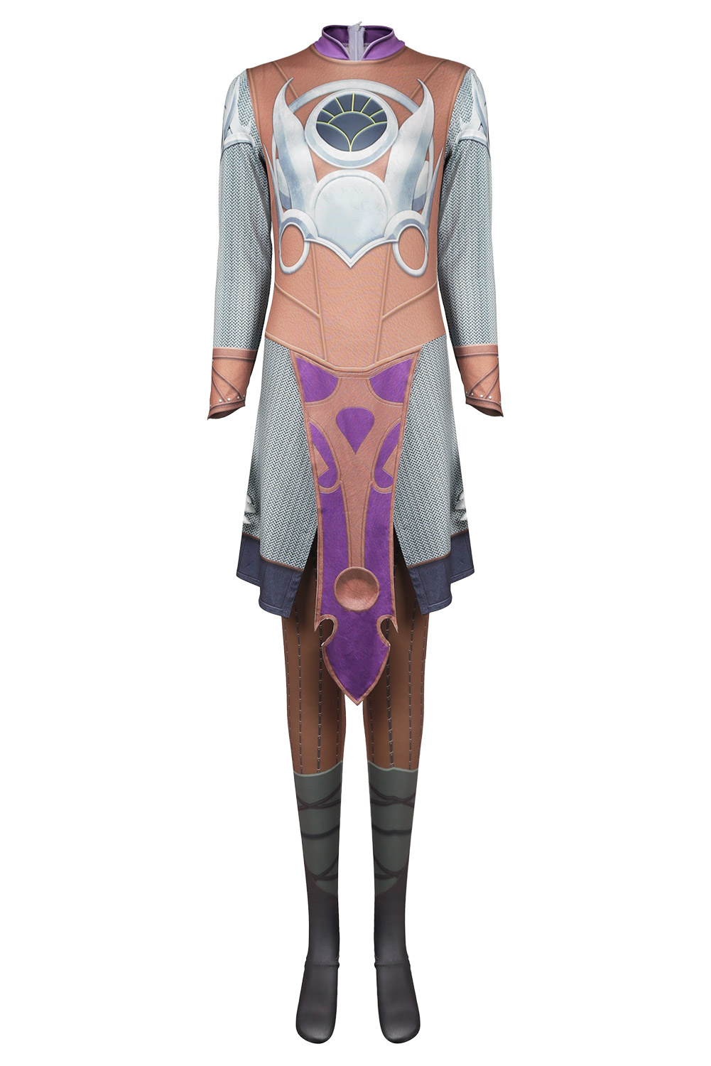 Game Baldur's Gate 3 Shadowheart Printed Jumpsuit Outfits Halloween Carnival Suit Cosplay Costume