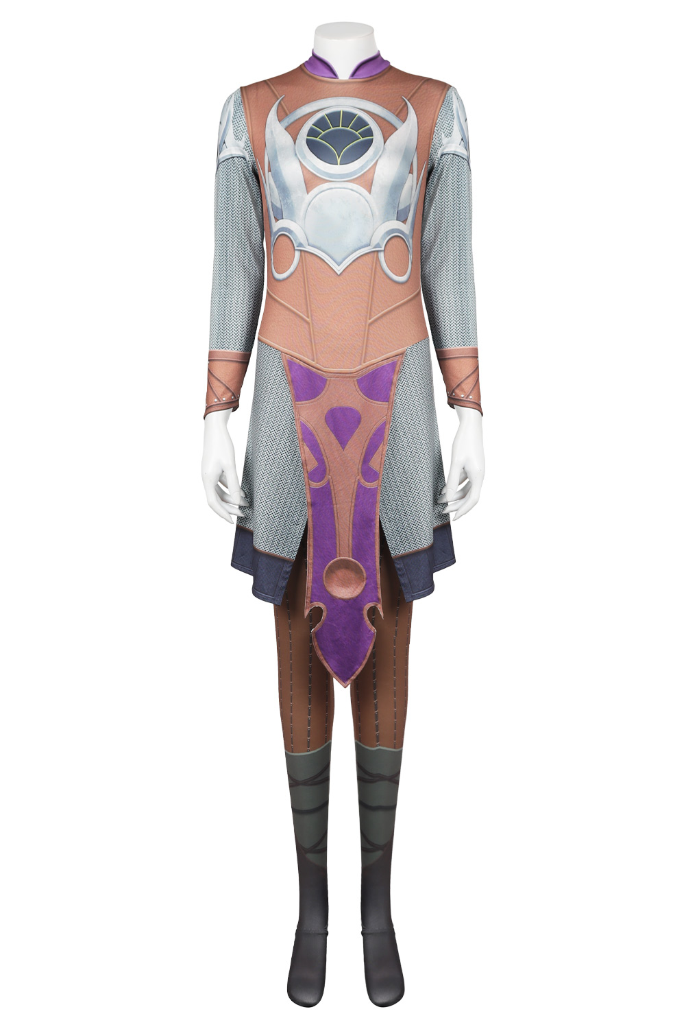 Game Baldur's Gate 3 Shadowheart Printed Jumpsuit Outfits Halloween Carnival Suit Cosplay Costume