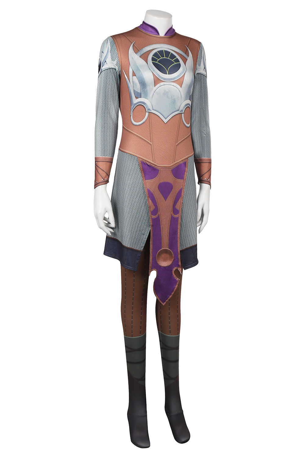 Game Baldur's Gate 3 Shadowheart Printed Jumpsuit Outfits Halloween Carnival Suit Cosplay Costume