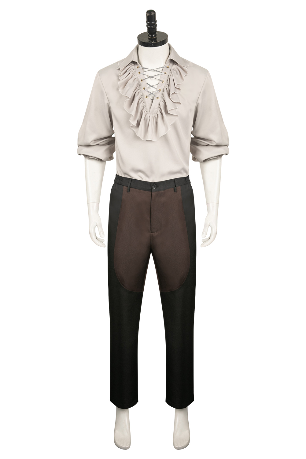 Game Baldur's Gate 3 Astarion Medieval Shirt Outfits Wig Shirt Set Halloween Carnival Suit Cosplay Costume