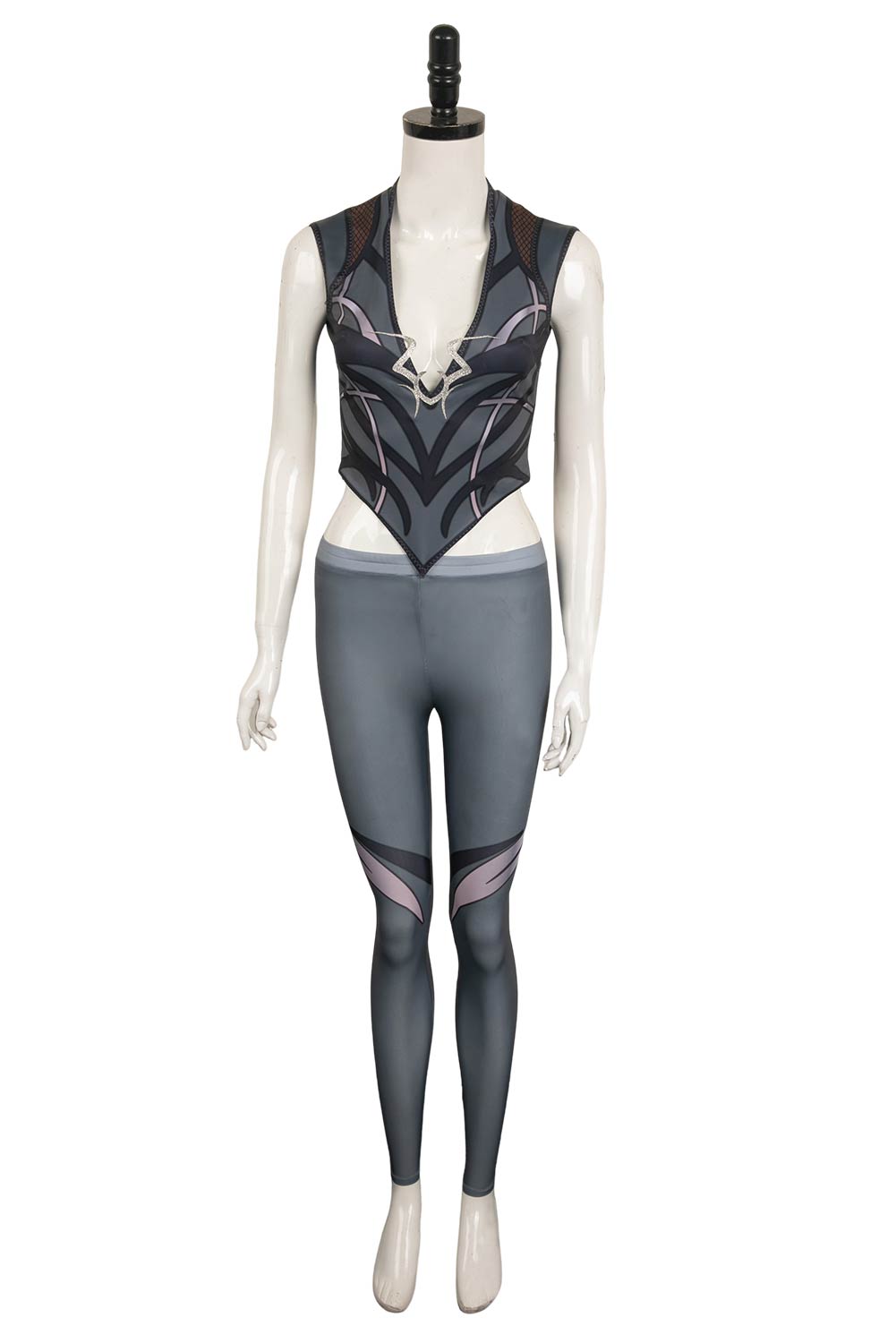 Game Baldur's Gate 3 Shadowheart Printed Outfits Halloween Carnival Suit Cosplay Costume