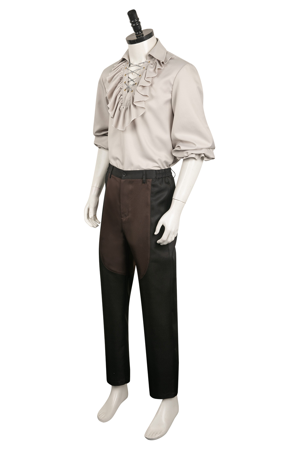 Game Baldur's Gate 3 Astarion Medieval Shirt Outfits Wig Shirt Set Halloween Carnival Suit Cosplay Costume