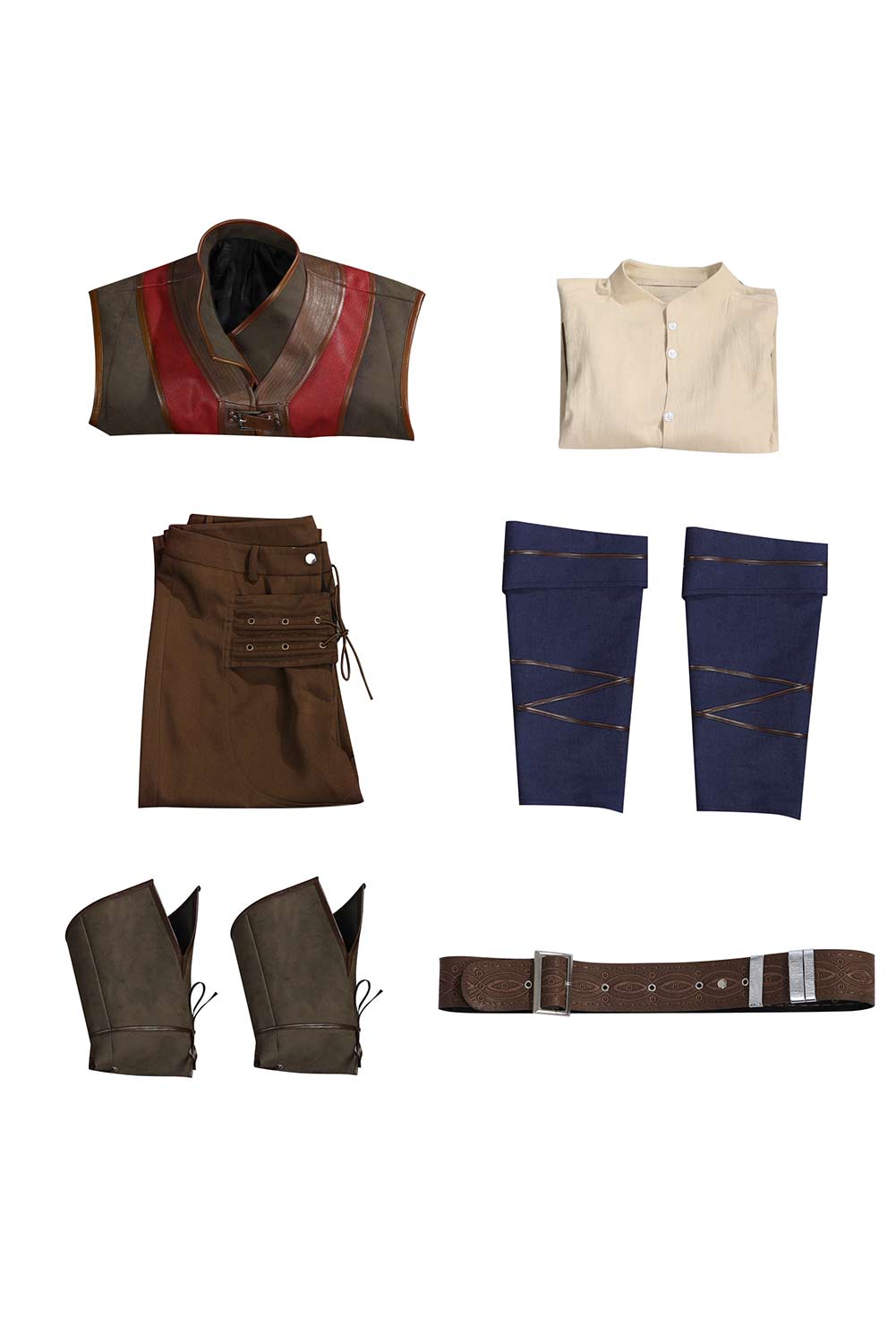 Game Baldur's Gate 3 Wyll Evil Sorcerer Uniform Set Outfits Halloween Carnival Suit Cosplay Costume