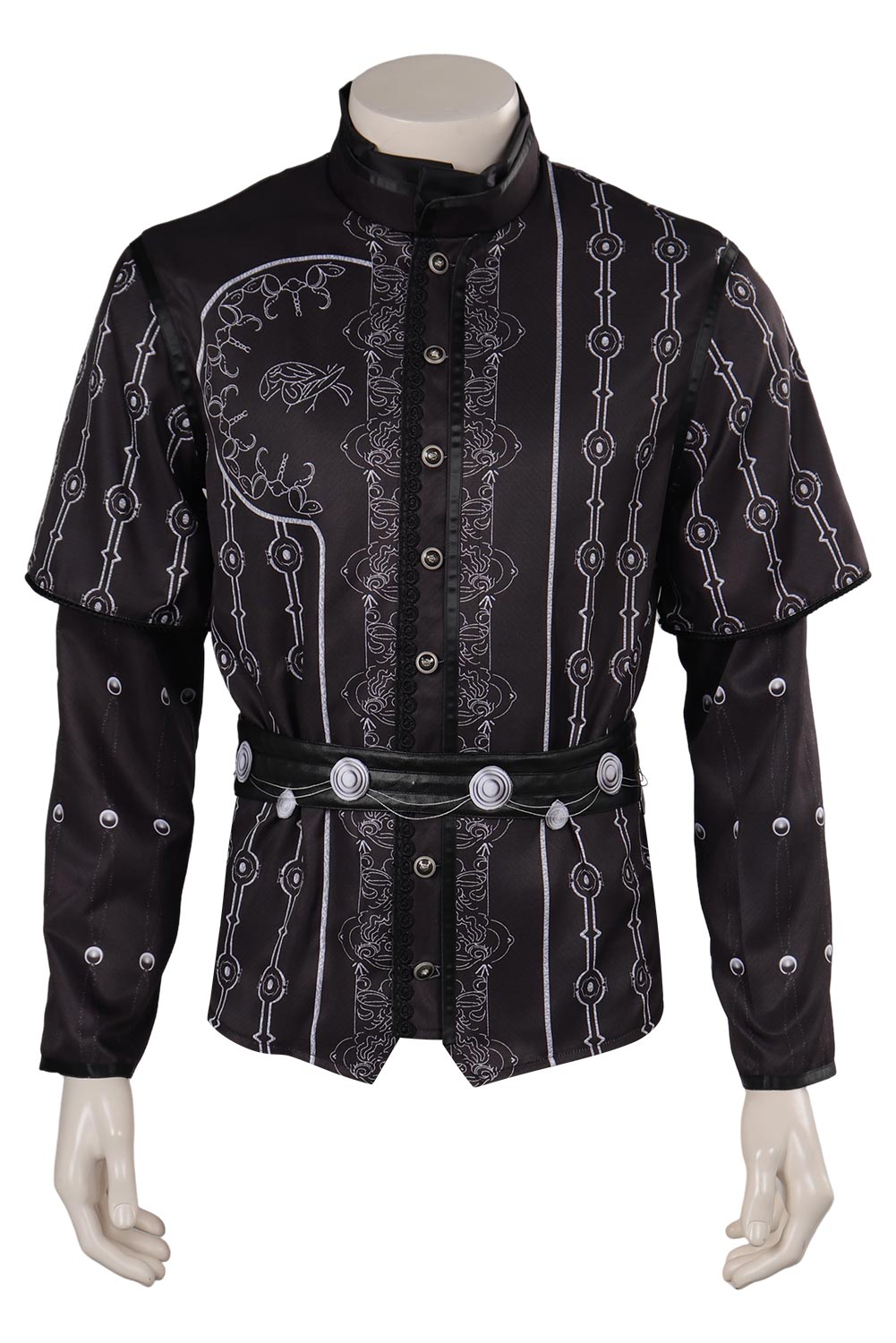 Game Baldur's Gate Astarion Cazador Printed Top Outfits Halloween Carnival Suit Cosplay Costume