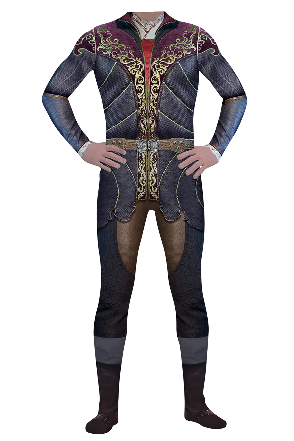 Game Baldur's Gate Astarion Jumpsuit Outfits Halloween Carnival Suit Cosplay Costume