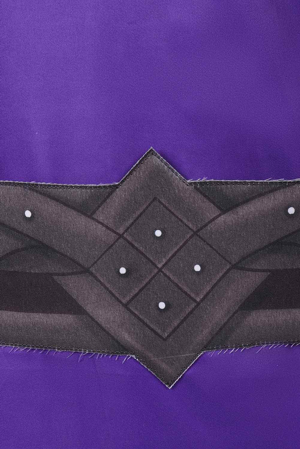 Game Baldur's Gate Gala Purple Outfits Halloween Carnival Suit Cosplay Costume