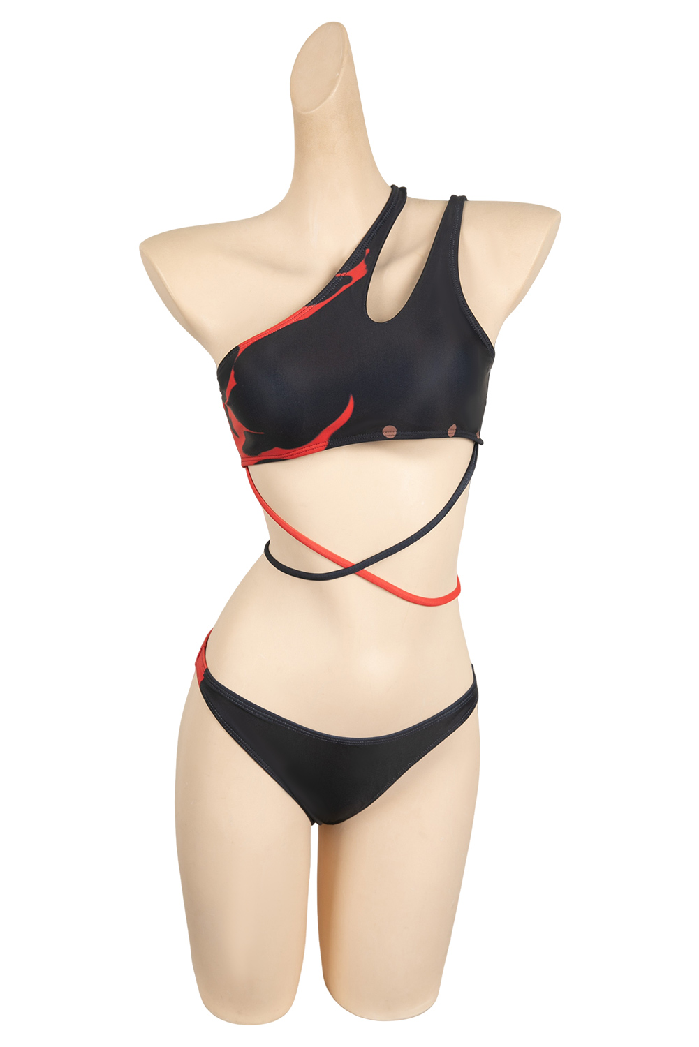 Game Baldur's Gate Karlach 2 Pics Set Printed Swimsuit Outfits Halloween Carnival Suit Cosplay Costume