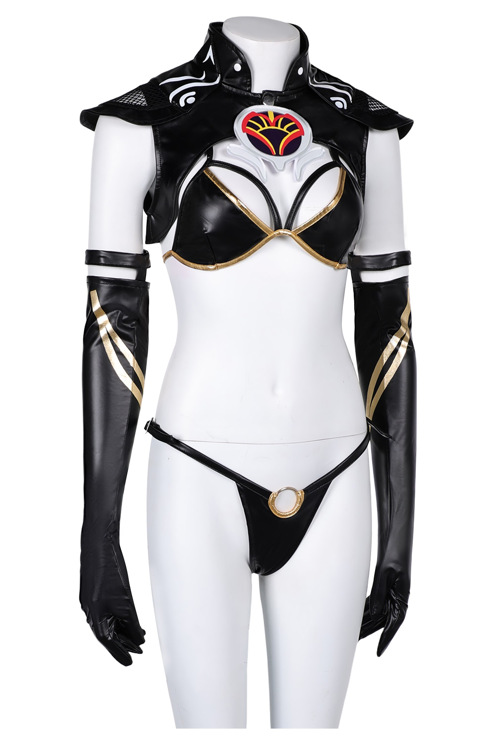 Game Baldur's Gate Shadowheart Black Lingerie for Women Outfits Halloween Carnival Suit Cosplay Costume 