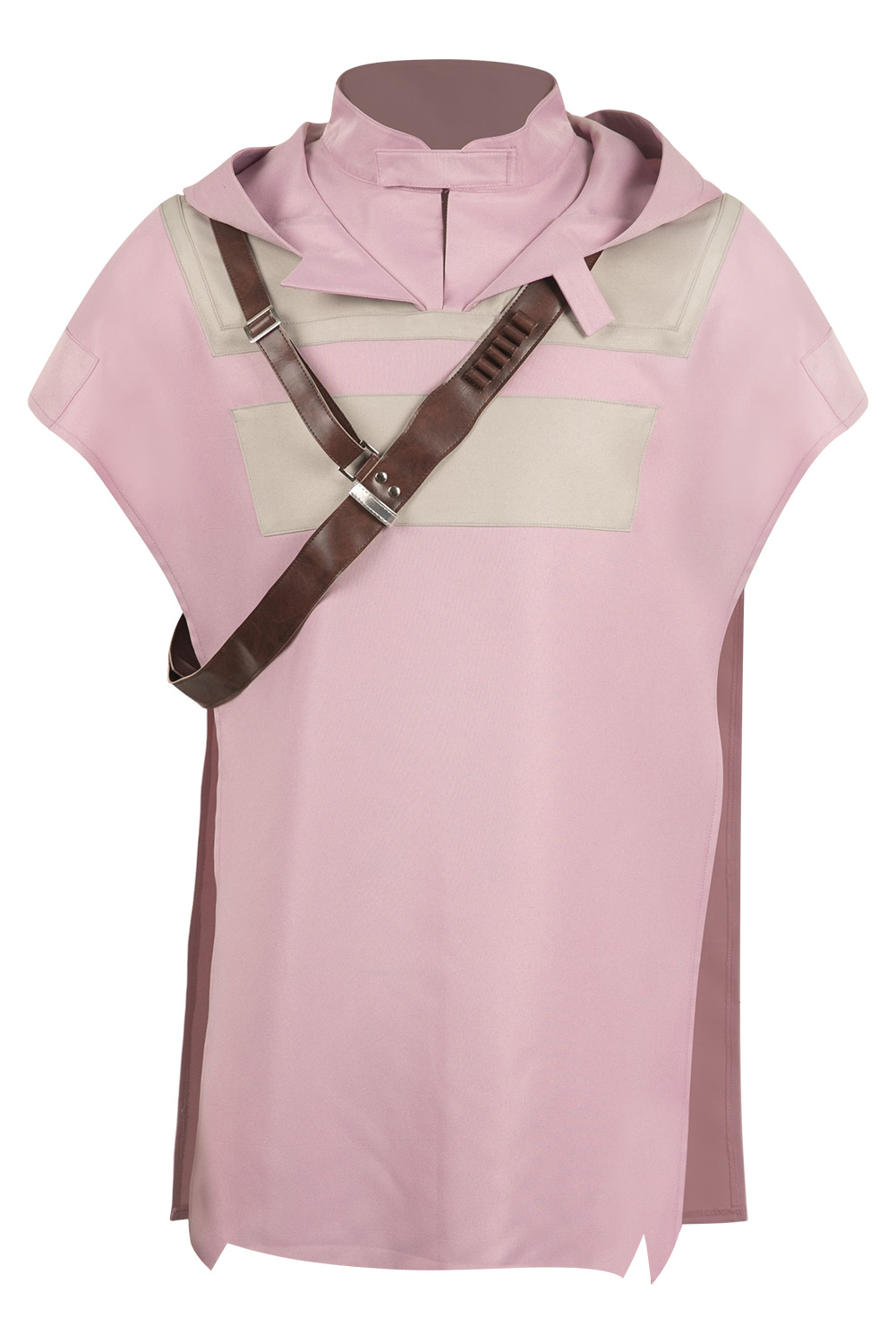 Game Cal Kestis Pink Cloak Outfits Halloween Carnival Suit Cosplay Costume Accessories