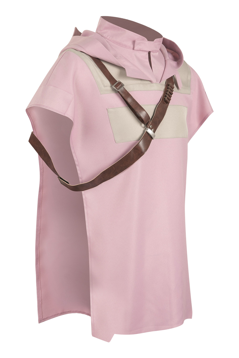 Game Cal Kestis Pink Cloak Outfits Halloween Carnival Suit Cosplay Costume Accessories