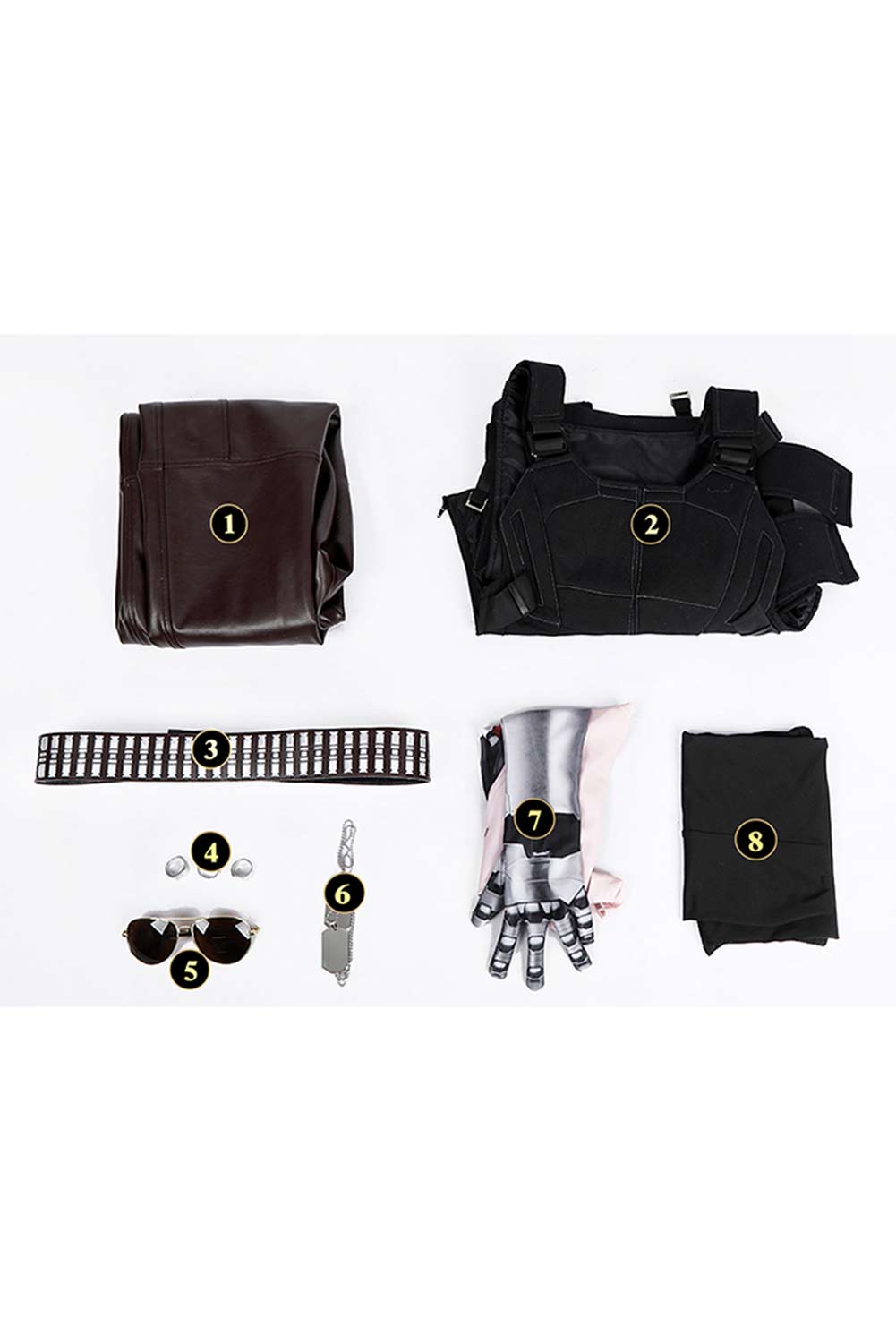 Game Cyberpunk 2077 Johnny Silverhand Outfits Halloween Carnival Suit Cosplay Costume