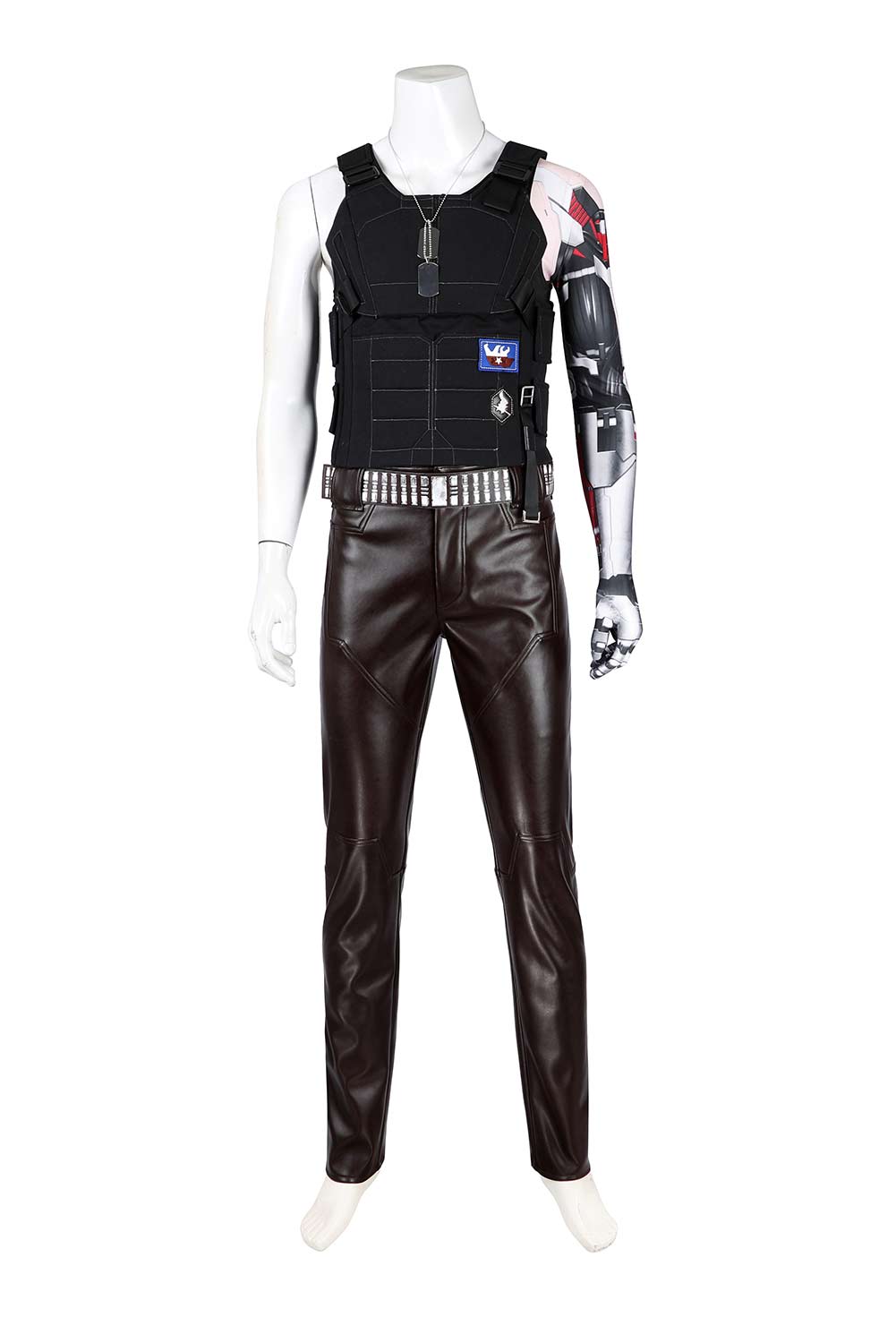 Game Cyberpunk 2077 Johnny Silverhand Outfits Halloween Carnival Suit Cosplay Costume