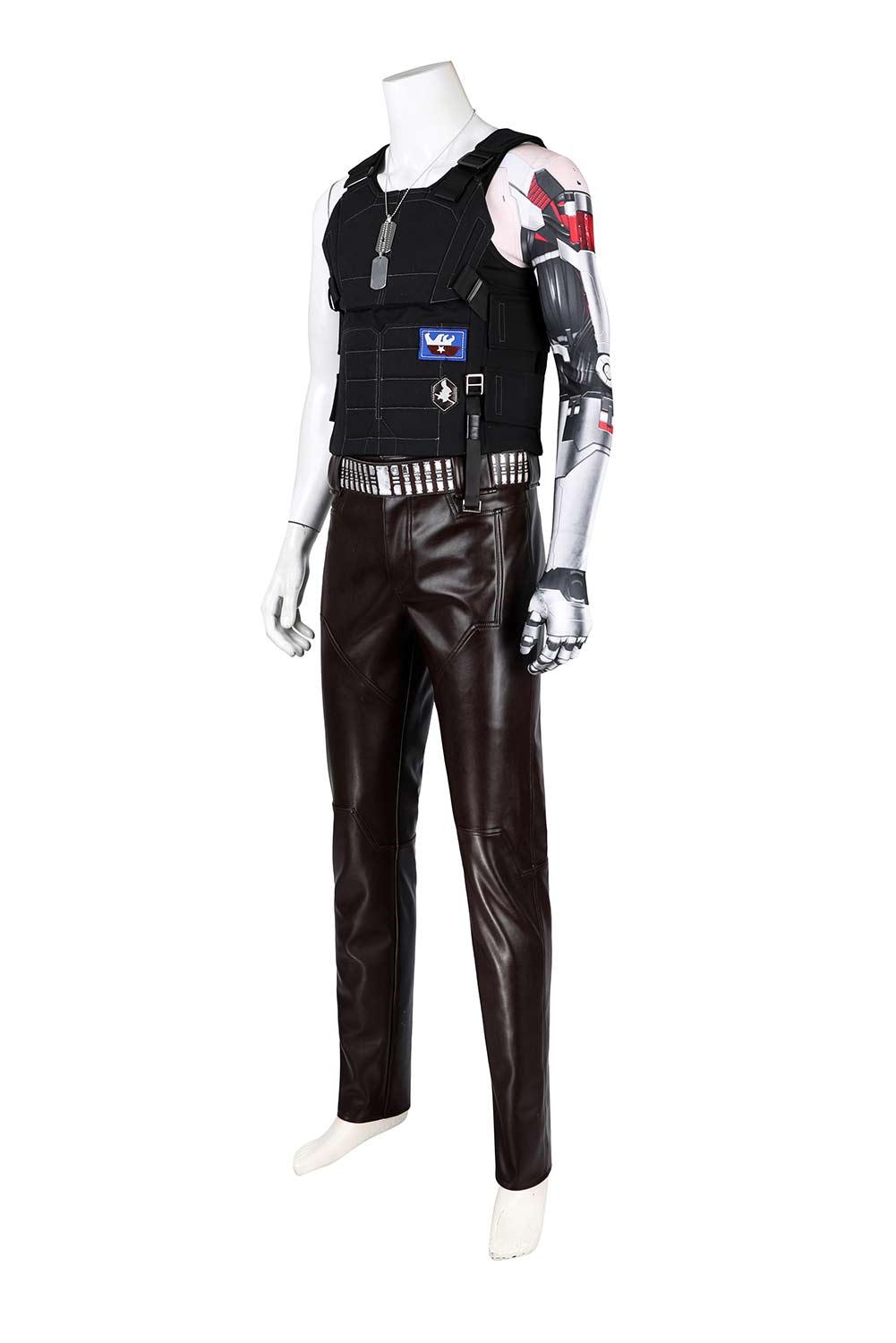 Game Cyberpunk 2077 Johnny Silverhand Outfits Halloween Carnival Suit Cosplay Costume