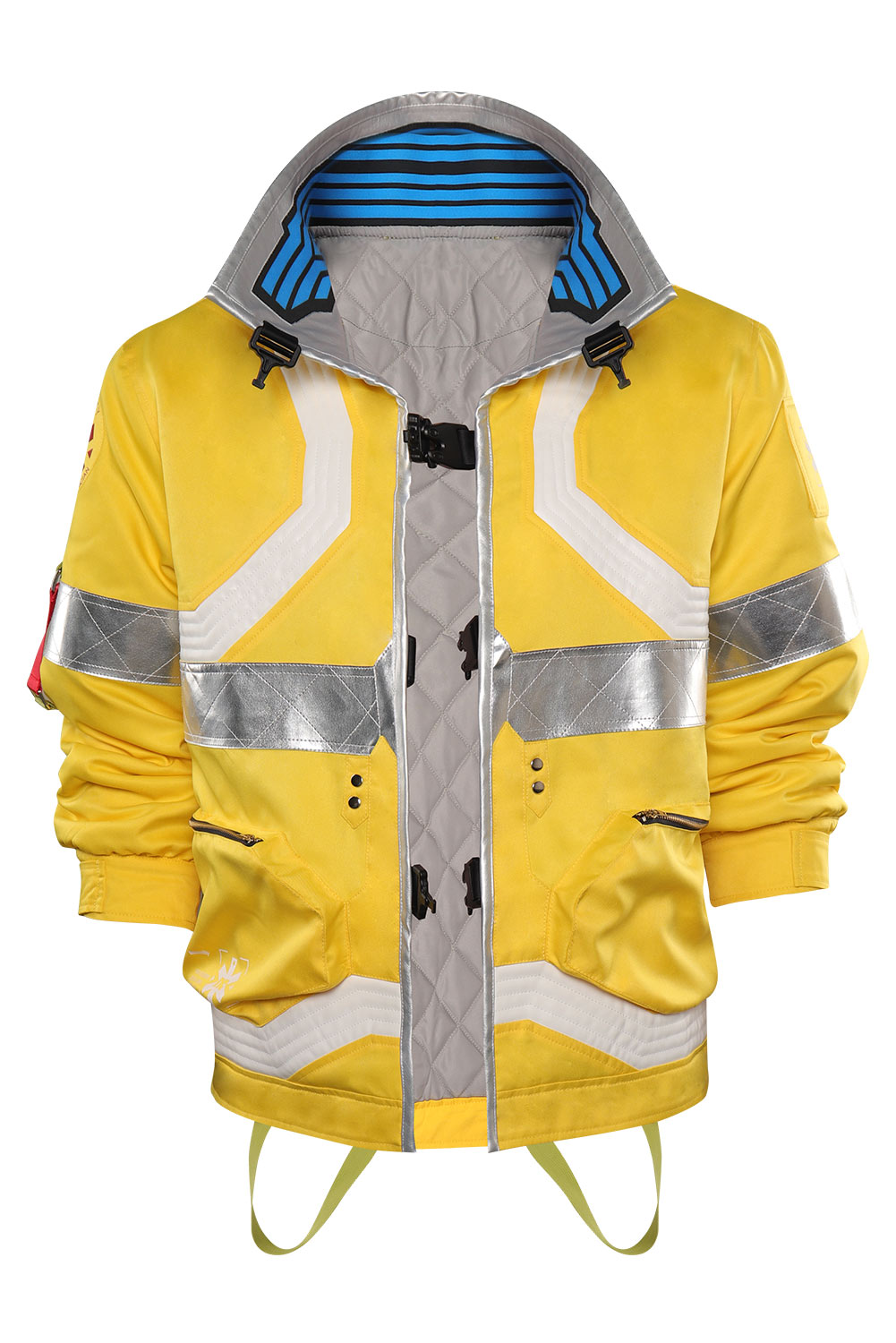 Game Cyberpunk David Martinez Yellow Coat Outfits Halloween Carnival Suit Cosplay Costume