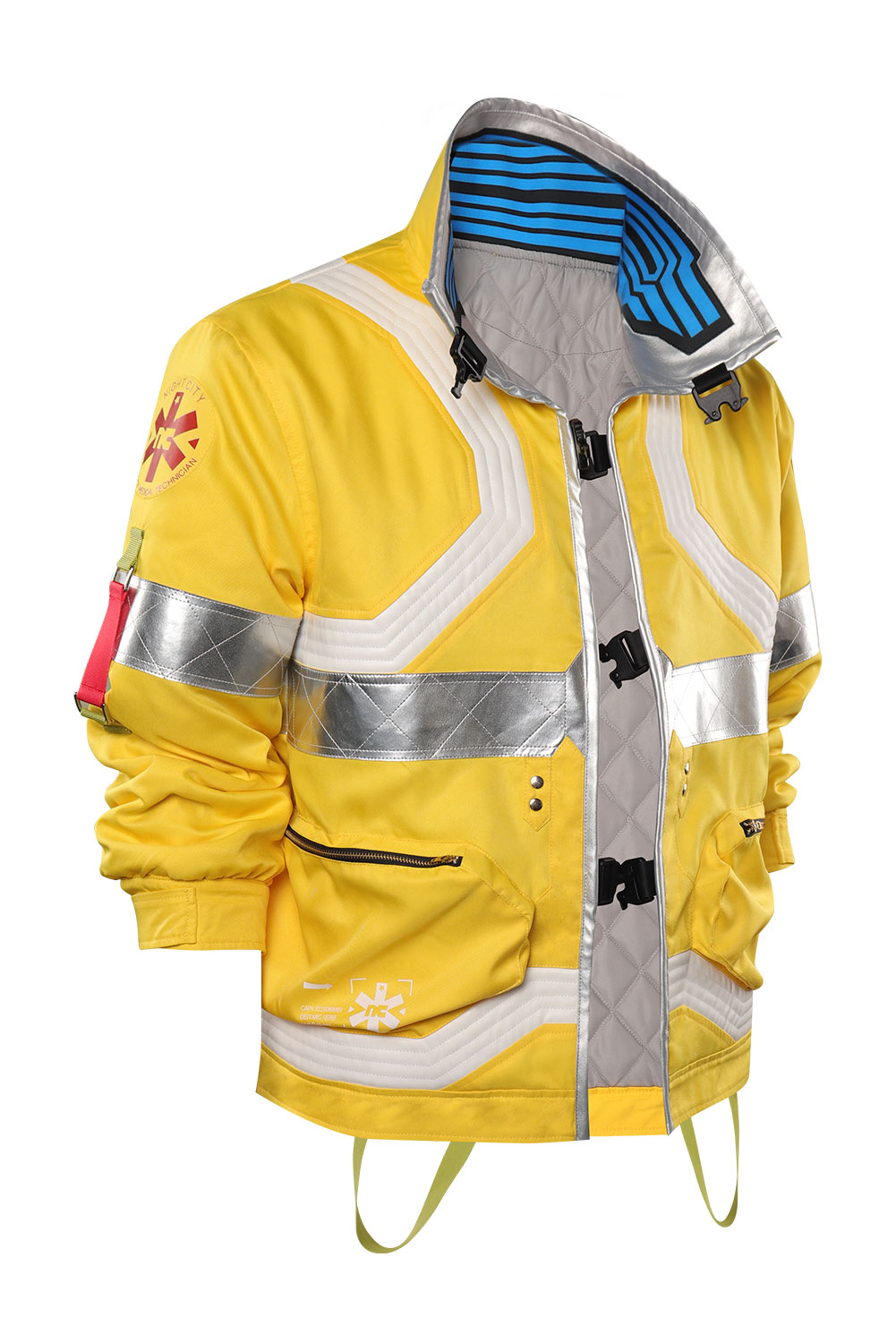 Game Cyberpunk David Martinez Yellow Coat Outfits Halloween Carnival Suit Cosplay Costume