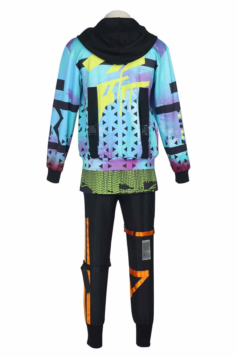 Game Dead by Daylight Jake Park Blue Top Pants Set Outfits Halloween Carnival Suit Cosplay Costume