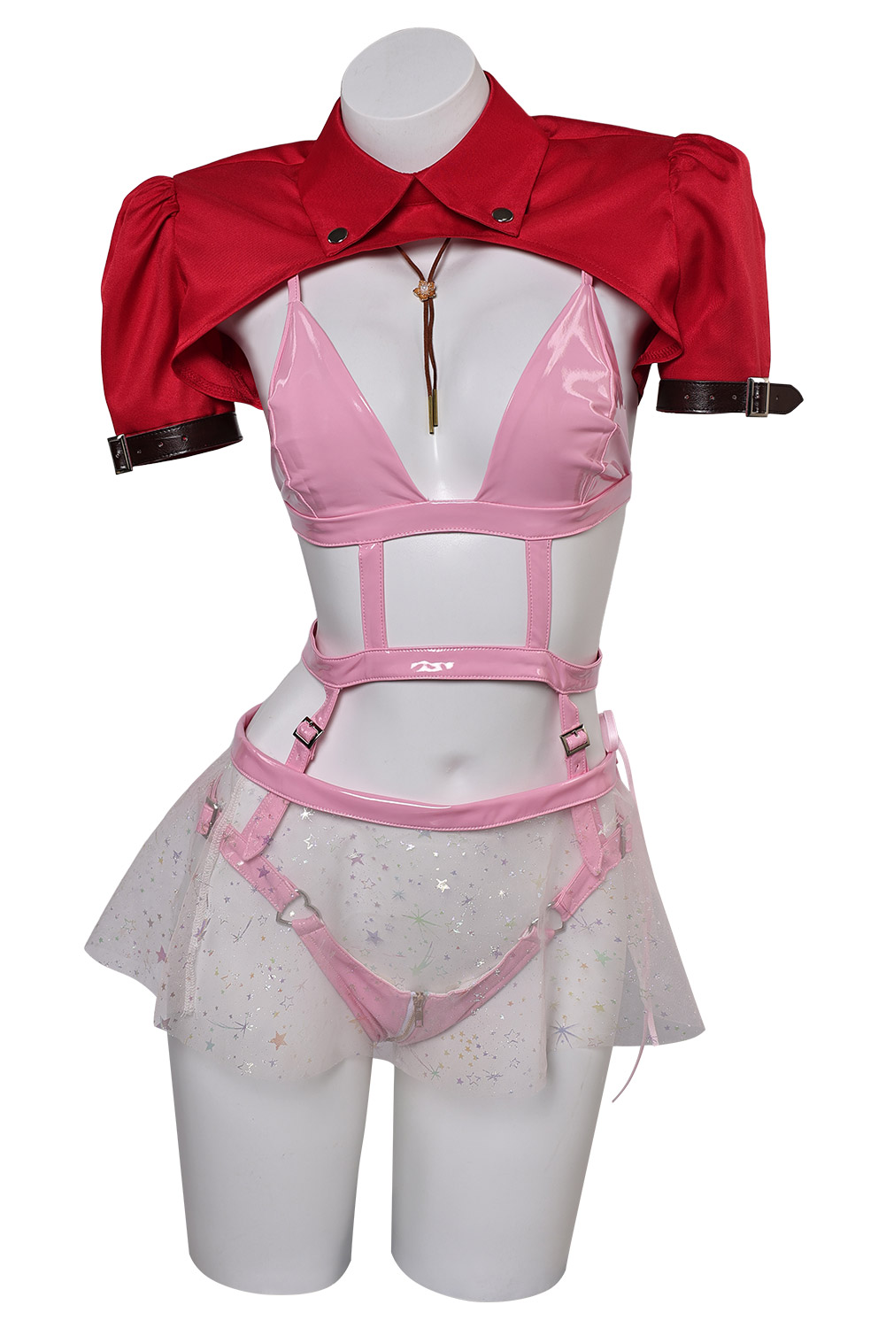 Game Final Fantasy Aerith Gainsborough Women Sexy Lingerie Outfits Halloween Carnival Suit Cosplay Costume