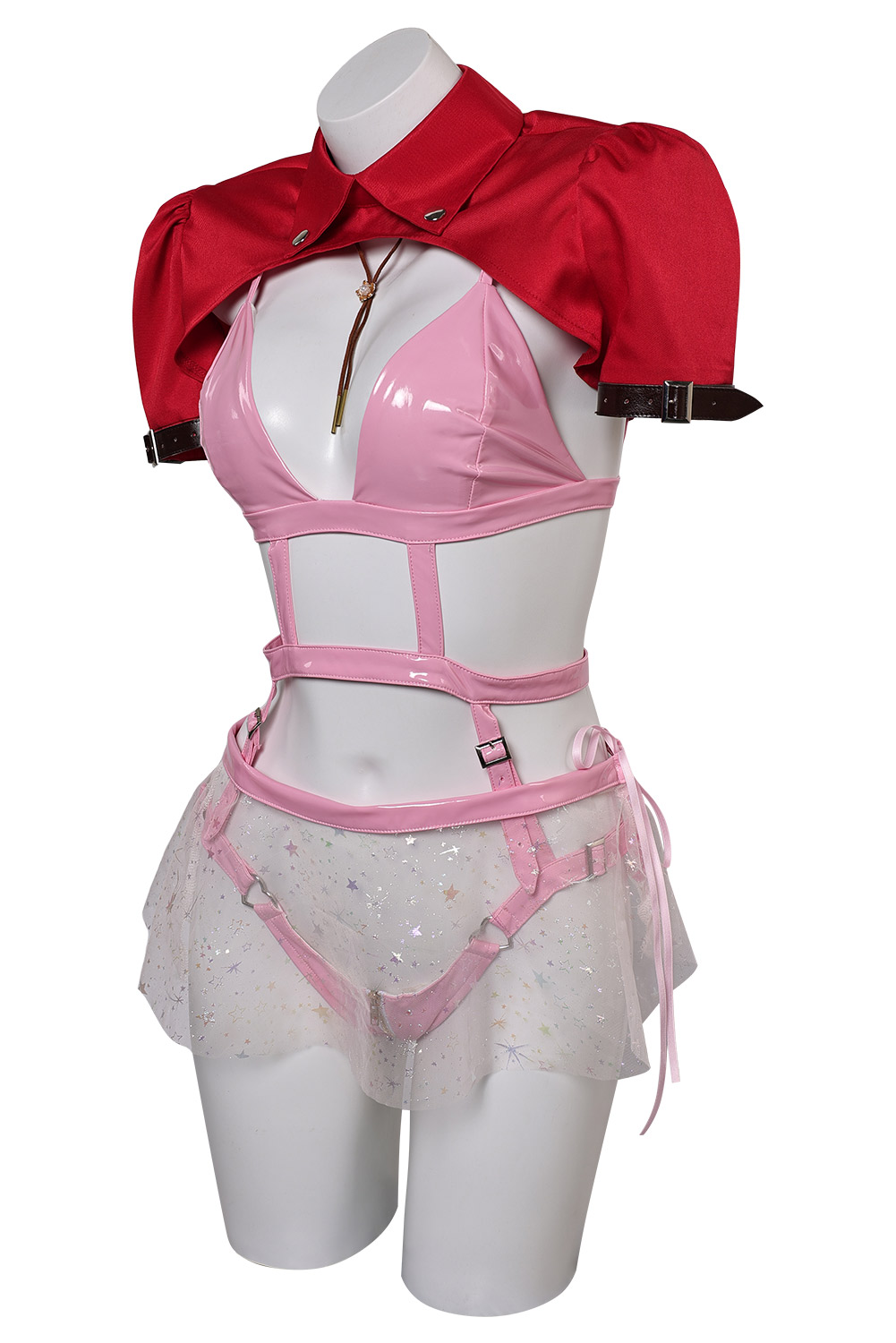 Game Final Fantasy Aerith Gainsborough Women Sexy Lingerie Outfits Halloween Carnival Suit Cosplay Costume