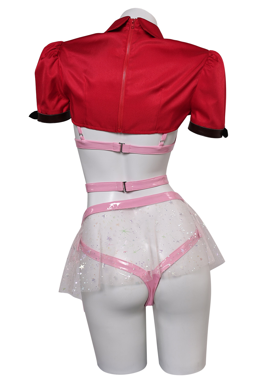 Game Final Fantasy Aerith Gainsborough Women Sexy Lingerie Outfits Halloween Carnival Suit Cosplay Costume