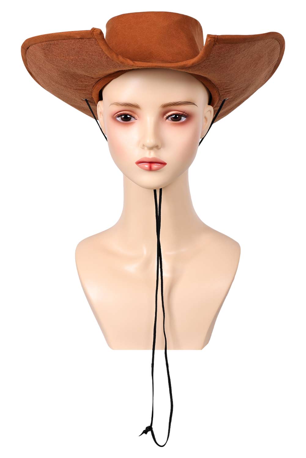 Game Final Fantasy Tifa Lockhart Cosplay Western Cowboy Brown Hat Accessories Halloween Costume Props