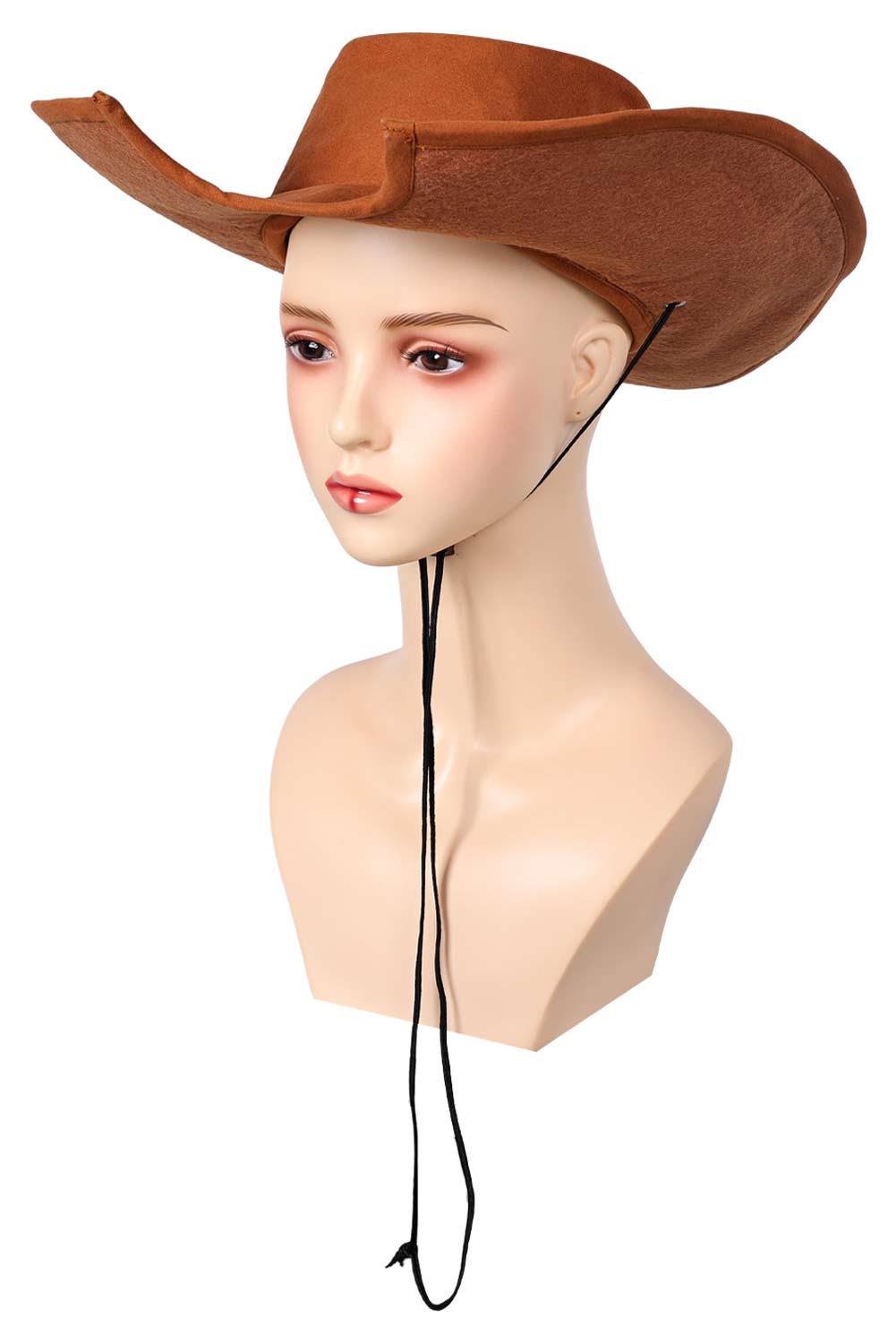 Game Final Fantasy Tifa Lockhart Cosplay Western Cowboy Brown Hat Accessories Halloween Costume Props