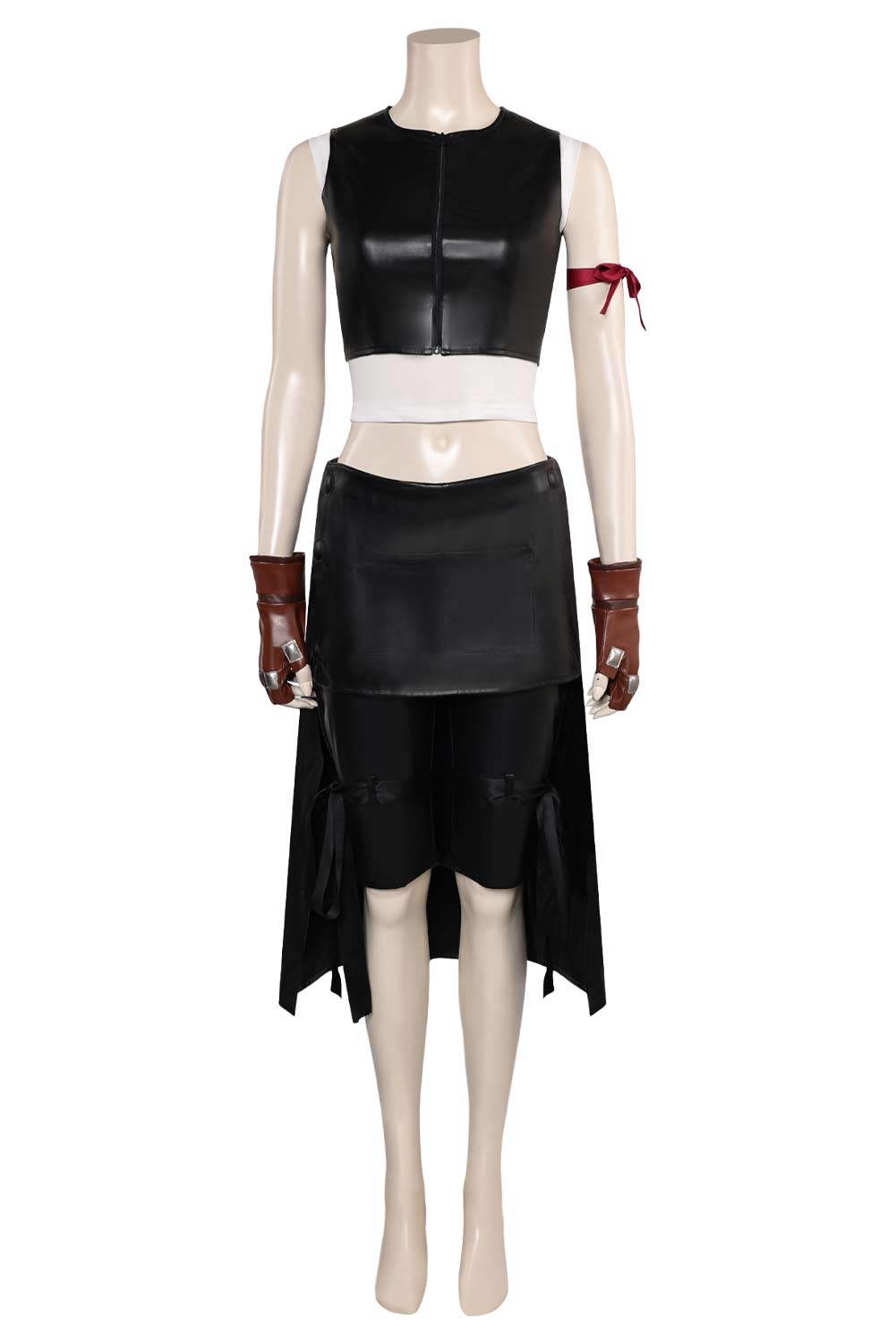 Game Final Fantasy VII: Advent Children Tifa Lockhart Black Outfits Halloween Carnival Suit Cosplay Costume