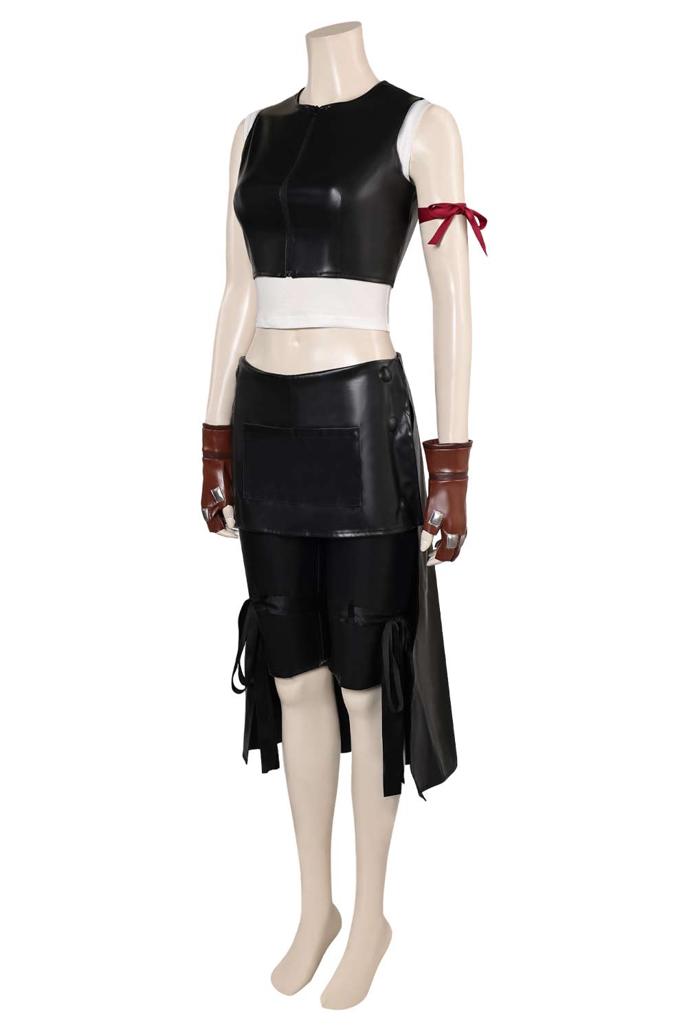 Game Final Fantasy VII: Advent Children Tifa Lockhart Black Outfits Halloween Carnival Suit Cosplay Costume