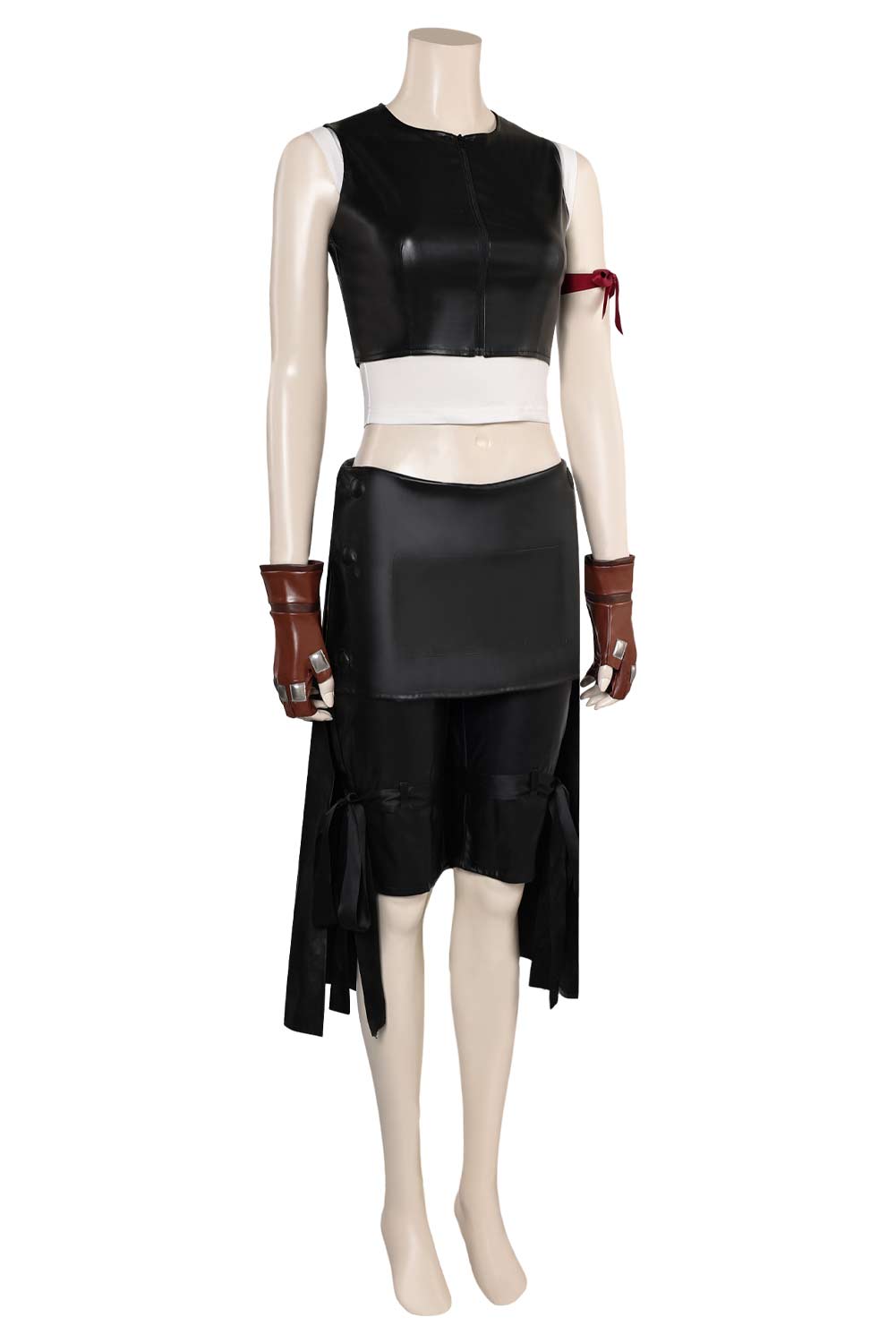 Game Final Fantasy VII: Advent Children Tifa Lockhart Black Outfits Halloween Carnival Suit Cosplay Costume