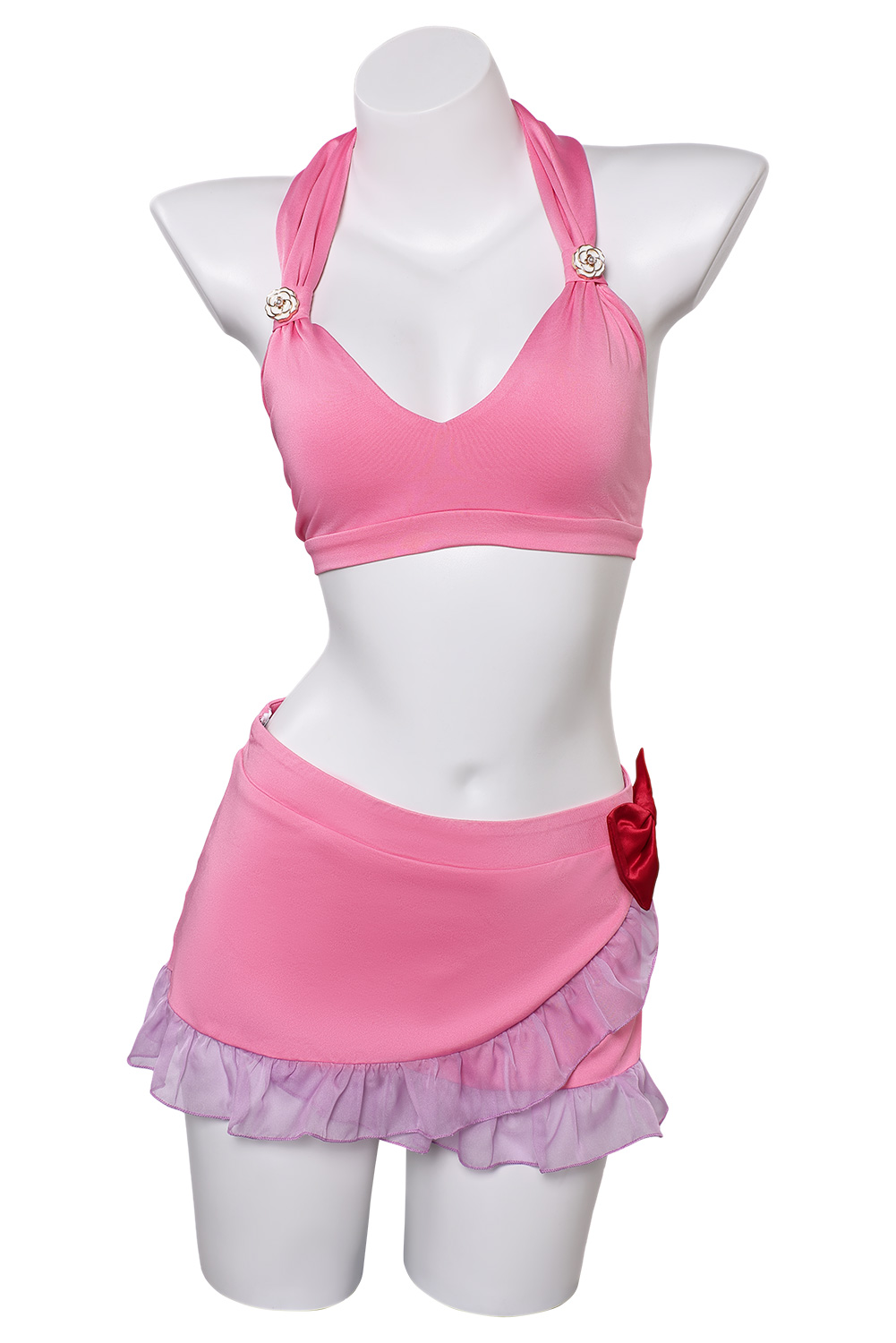 Game Final Fantasy VII Aerith 2 Pics Set Swimsuit Outfits Halloween Carnival Suit Cosplay Costume