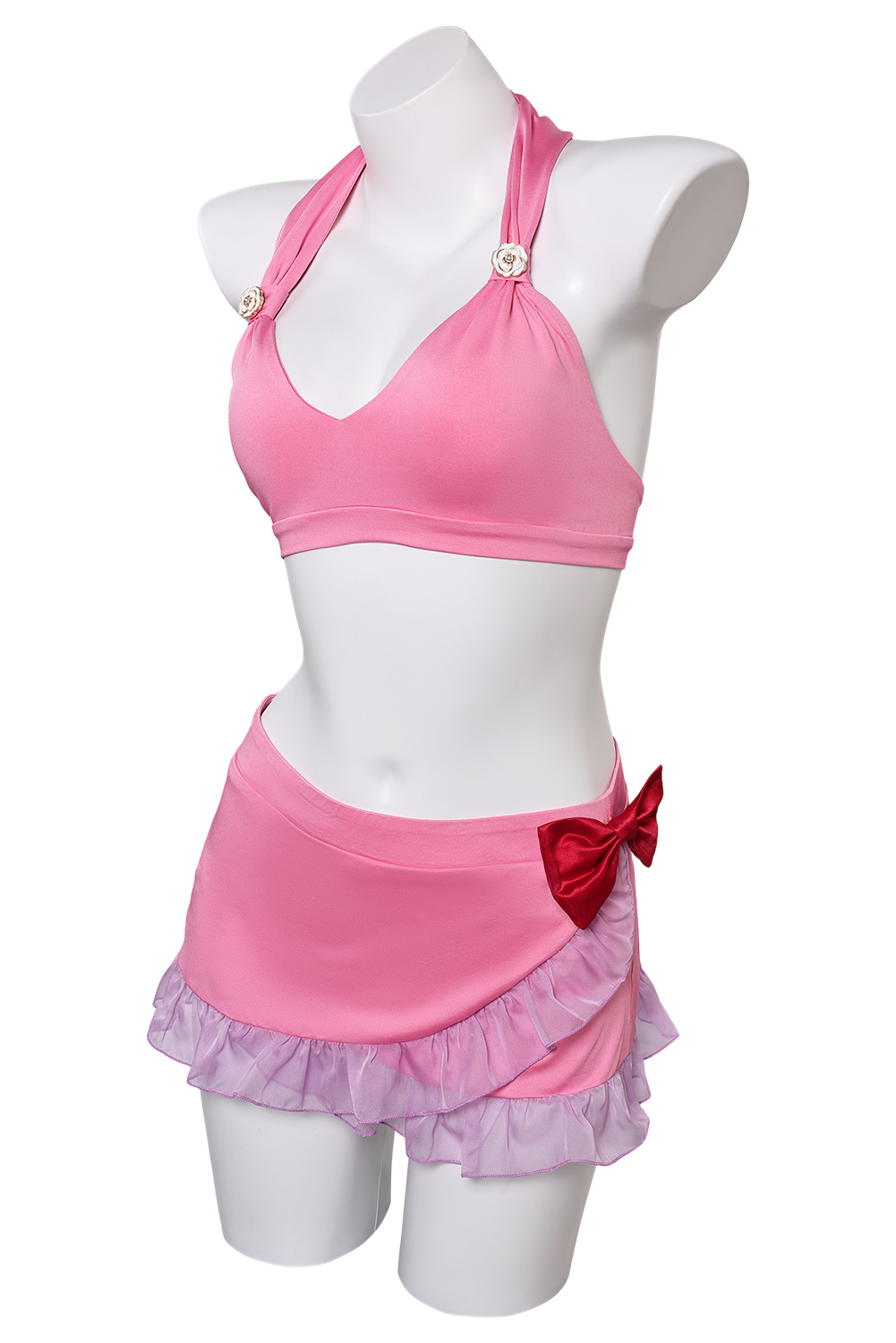 Game Final Fantasy VII Aerith 2 Pics Set Swimsuit Outfits Halloween Carnival Suit Cosplay Costume