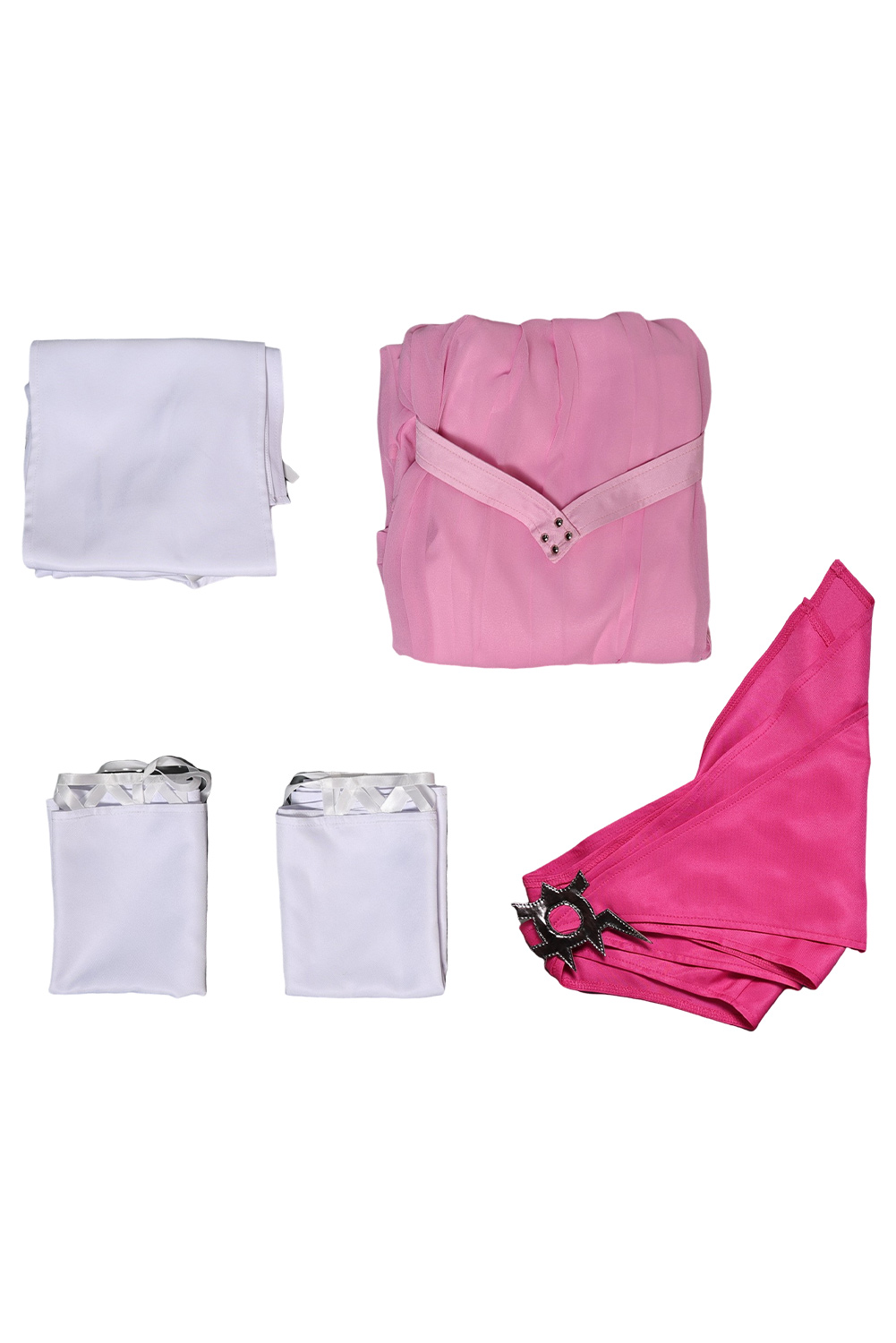 Game Final Fantasy VII Aerith Gainsborough Pink Dress With Shawl Outfits Halloween Carnival Suit Cosplay Costume