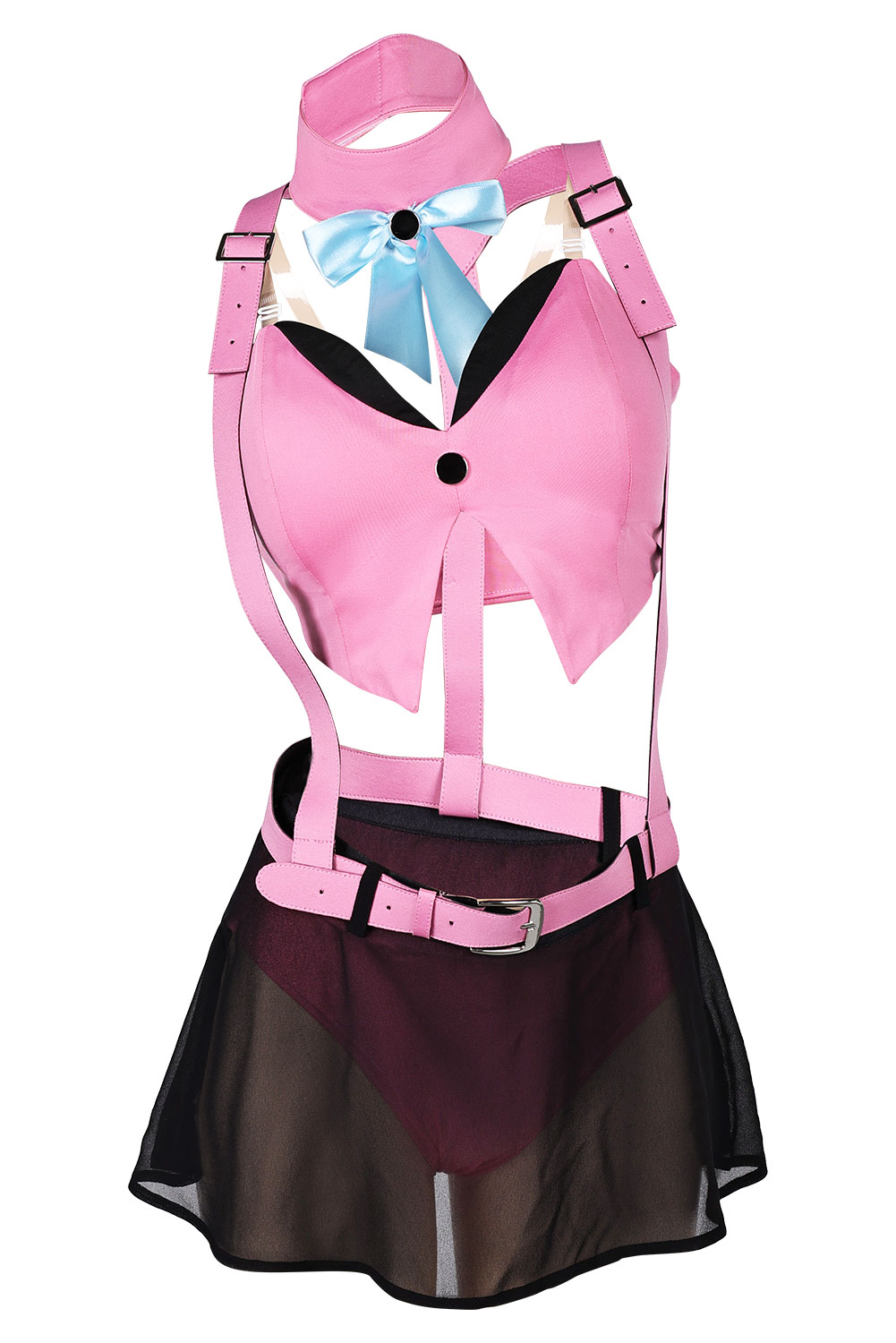 Game Final Fantasy VII Ever Crisis Aerith Gainsborough Pink Bunny Swimsuit Outfits Halloween Suit Cosplay Costume Original Design