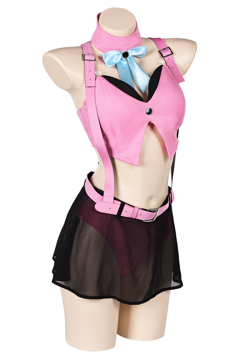 Game Final Fantasy VII Ever Crisis Aerith Gainsborough Pink Bunny Swimsuit Outfits Halloween Suit Cosplay Costume Original Design