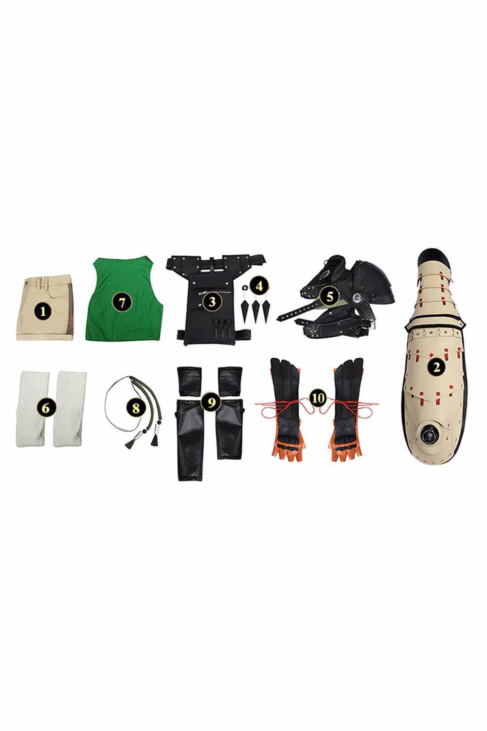 Game Final Fantasy VII: Remake Intergrade FF7 Yuffie Kisaragi Outfits Halloween Carnival Suit Cosplay Costume