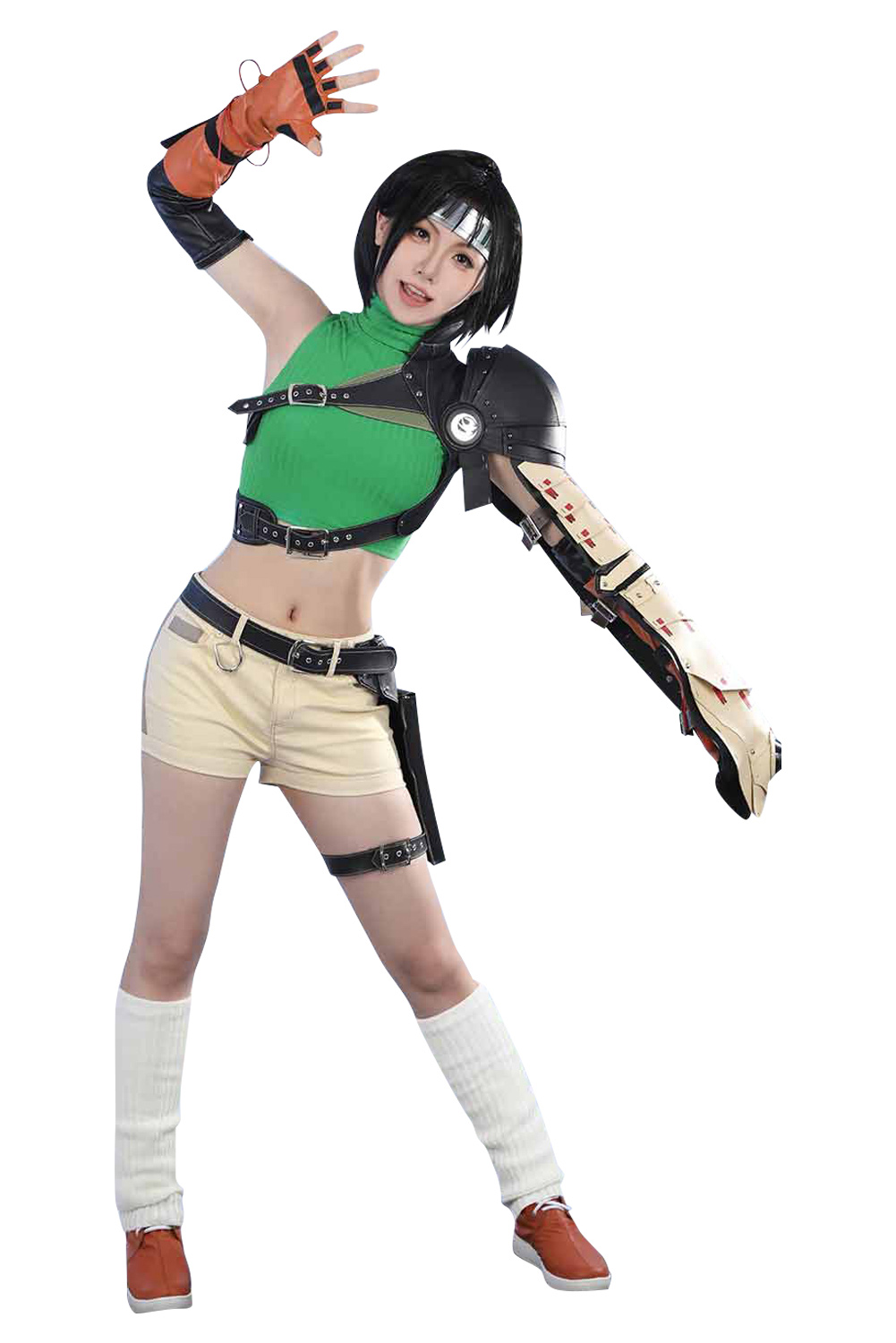 Game Final Fantasy VII: Remake Intergrade FF7 Yuffie Kisaragi Outfits Halloween Carnival Suit Cosplay Costume
