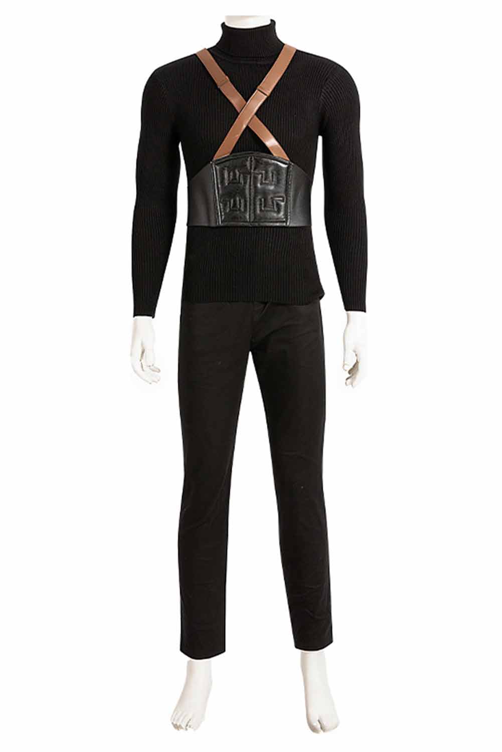 Game Final Fantasy VII Sephiroth Black Top Pants Full Set Outfits Halloween Carnival Suit Cosplay Costume