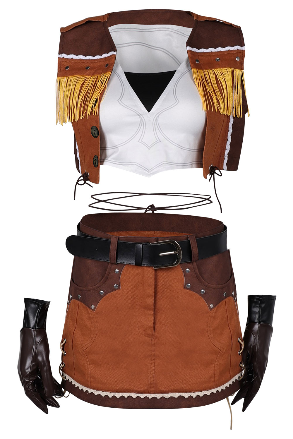 Game Final Fantasy VII Tifa Lockhart Denim Outfits Halloween Carnival Suit Cosplay Costume