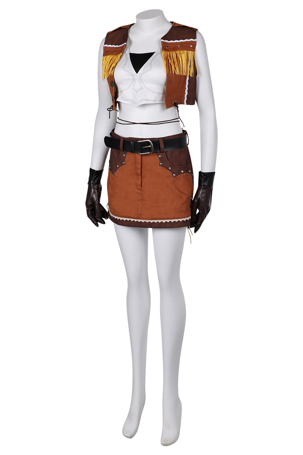 Game Final Fantasy VII Tifa Lockhart Denim Outfits Halloween Carnival Suit Cosplay Costume