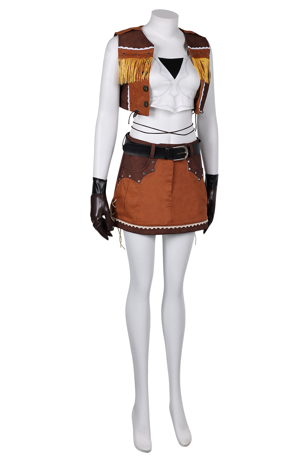 Game Final Fantasy VII Tifa Lockhart Denim Outfits Halloween Carnival Suit Cosplay Costume