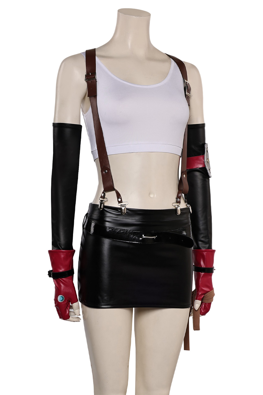 Game Final Fantasy VII Tifa Lockhart Women Top Skirt Full Set Outfits Halloween Carnival Suit Cosplay Costume