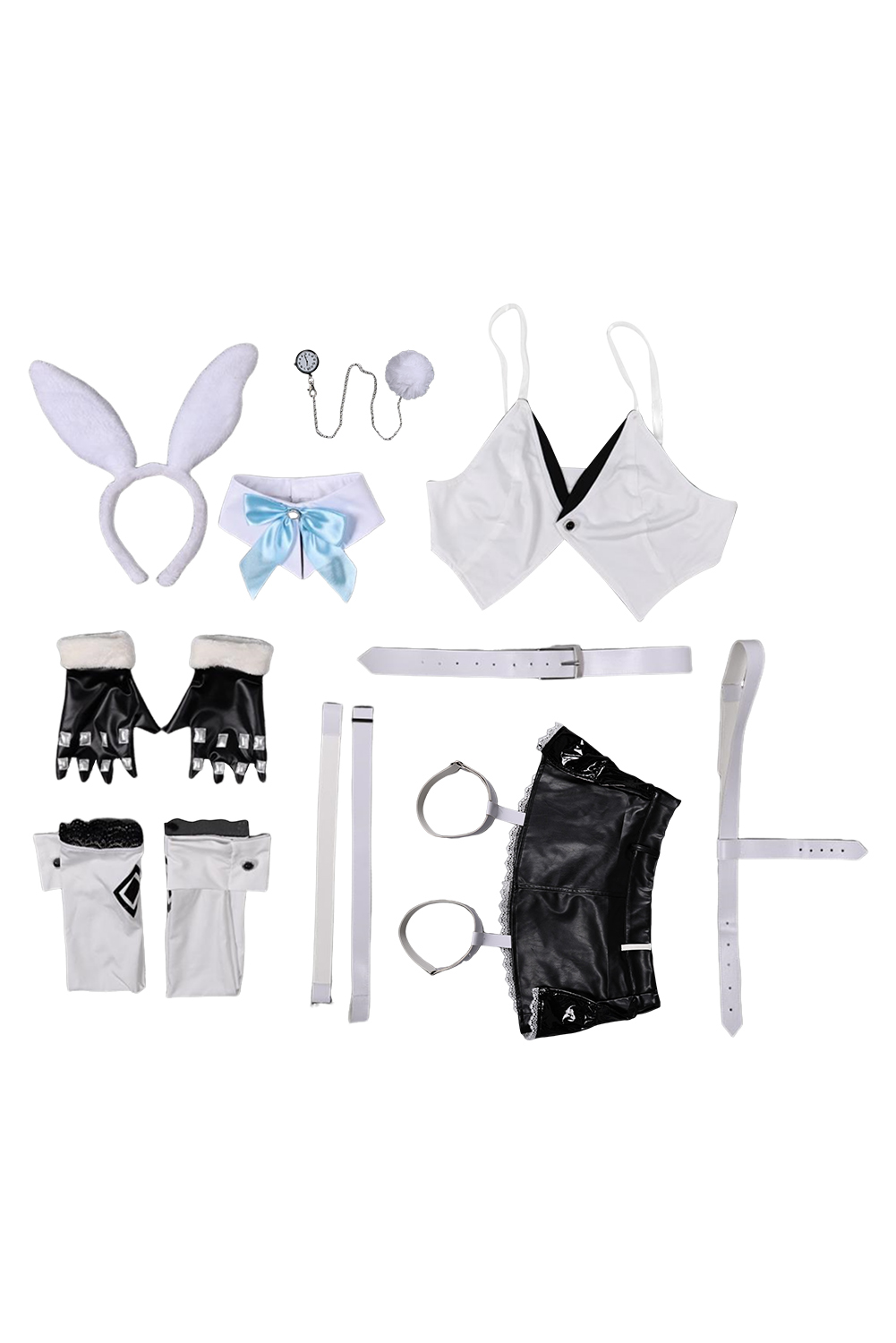Game Final Fantasy XVI Tifa Lockhart Bunny Girl White Outfits Halloween Carnival Suit Cosplay Costume