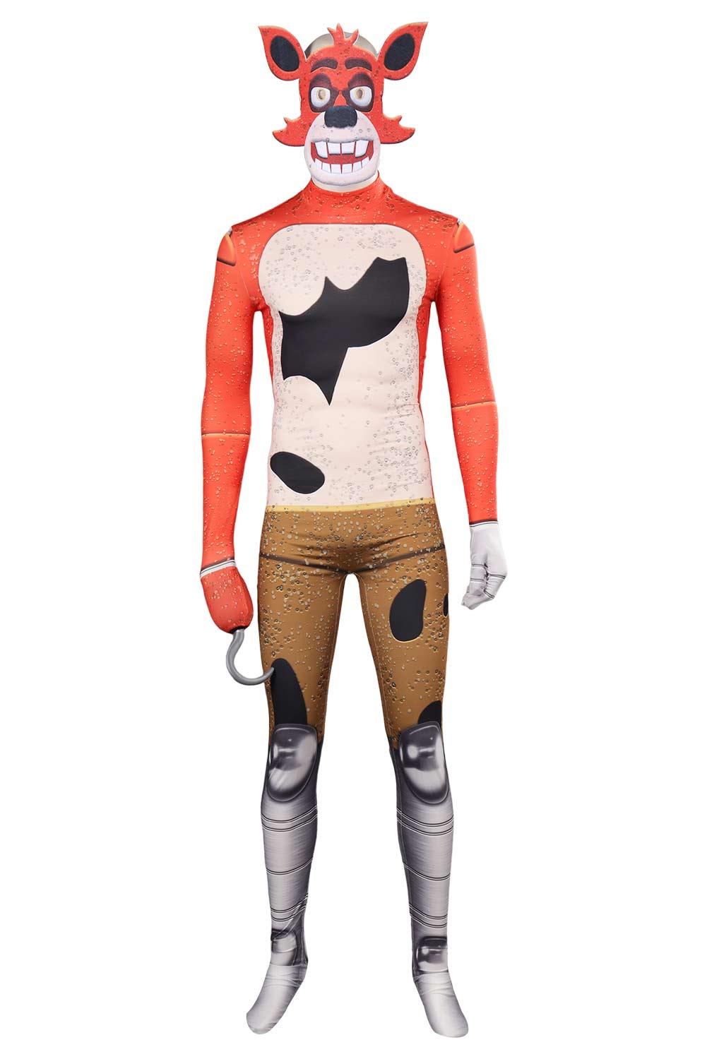 Game Five Nights at Freddy's Foxy Jumpsuit Outfits Halloween Carnival Suit Cosplay Costume