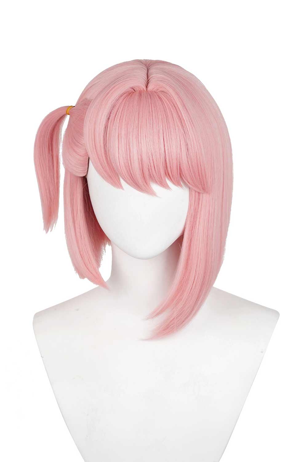 Game Genshin Impact Charlotte Cosplay Wig Heat Resistant Synthetic Hair Halloween Costume Accessories