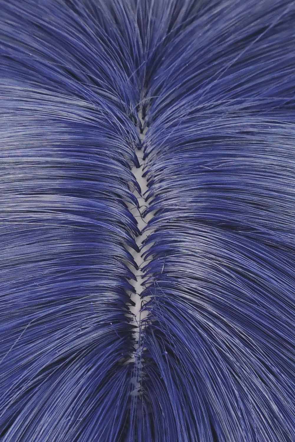 Game Genshin Impact Clorinde Cosplay Wig Heat Resistant Synthetic Hair Halloween Costume Accessories