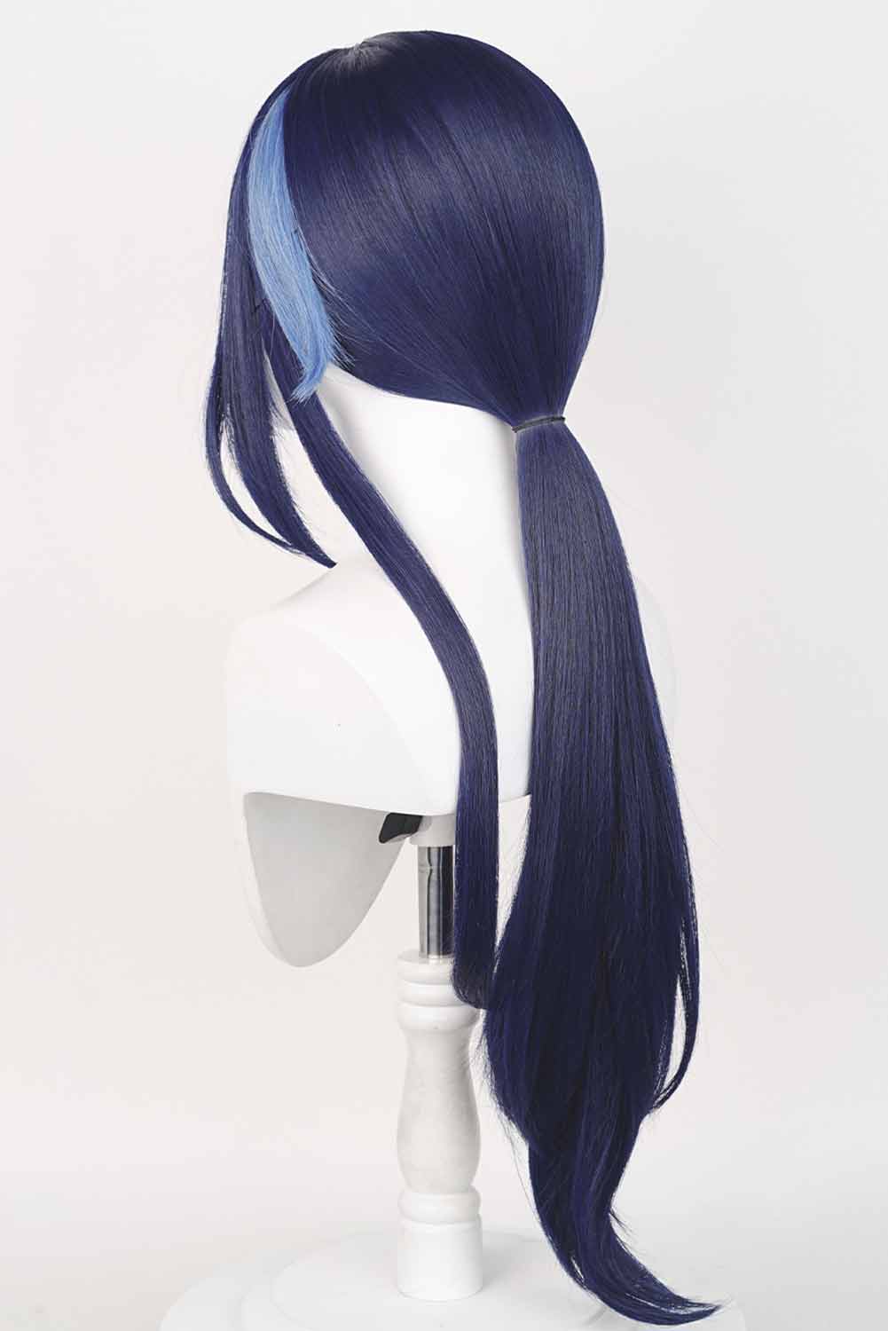 Game Genshin Impact Clorinde Cosplay Wig Heat Resistant Synthetic Hair Halloween Costume Accessories