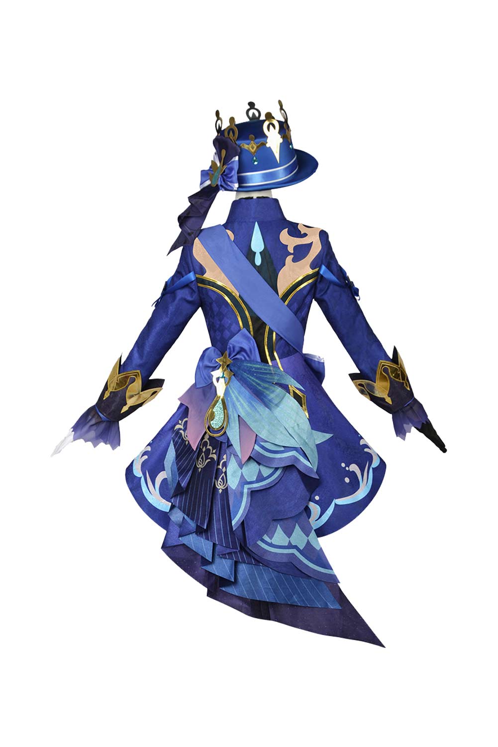 Game Genshin Impact Focalors Furina Black Version Outfits Halloween Carnival Suit Cosplay Costume