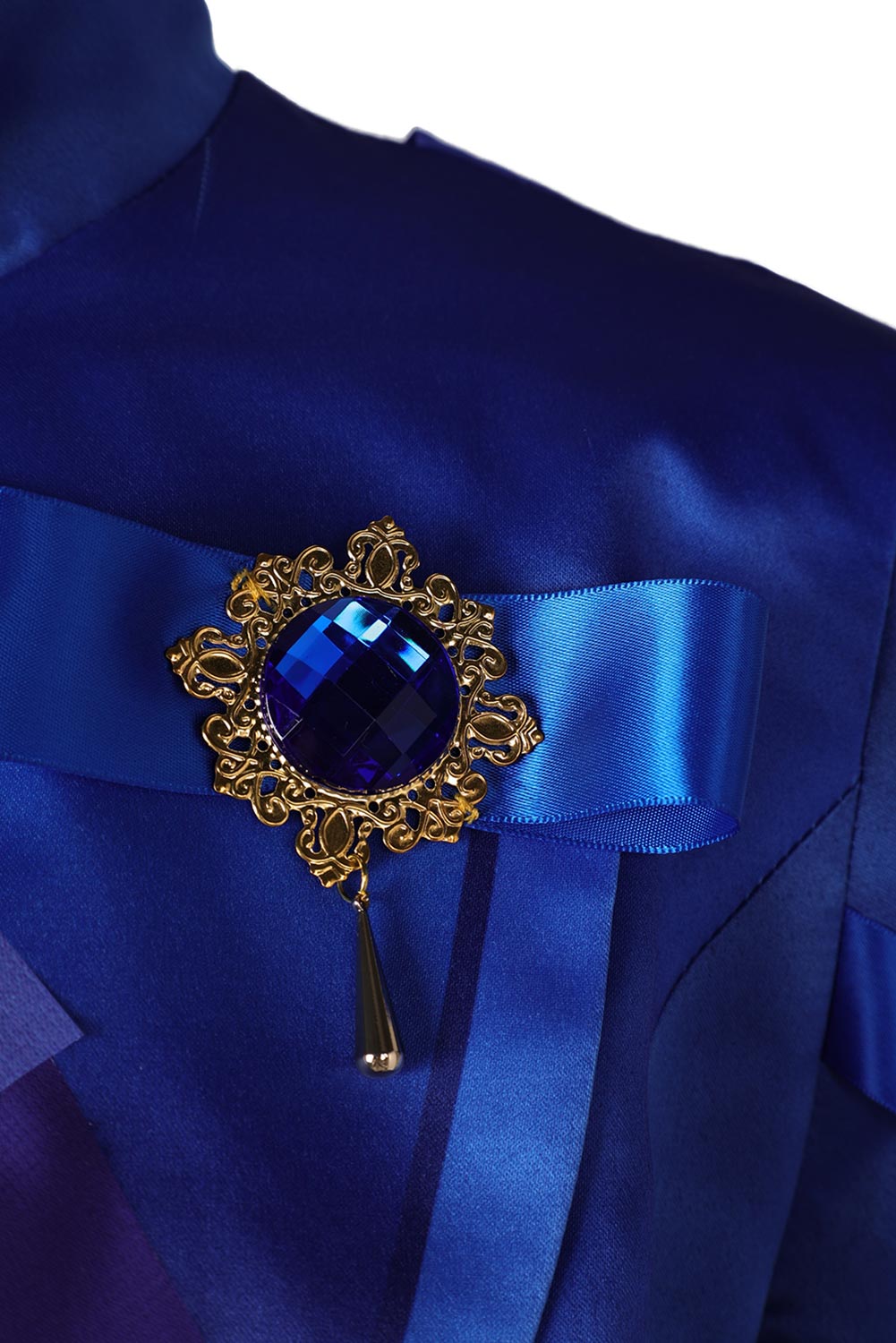 Game Genshin Impact Furina de Fontaine Blue Uniform Outfits Halloween Carnival Suit Cosplay Costume